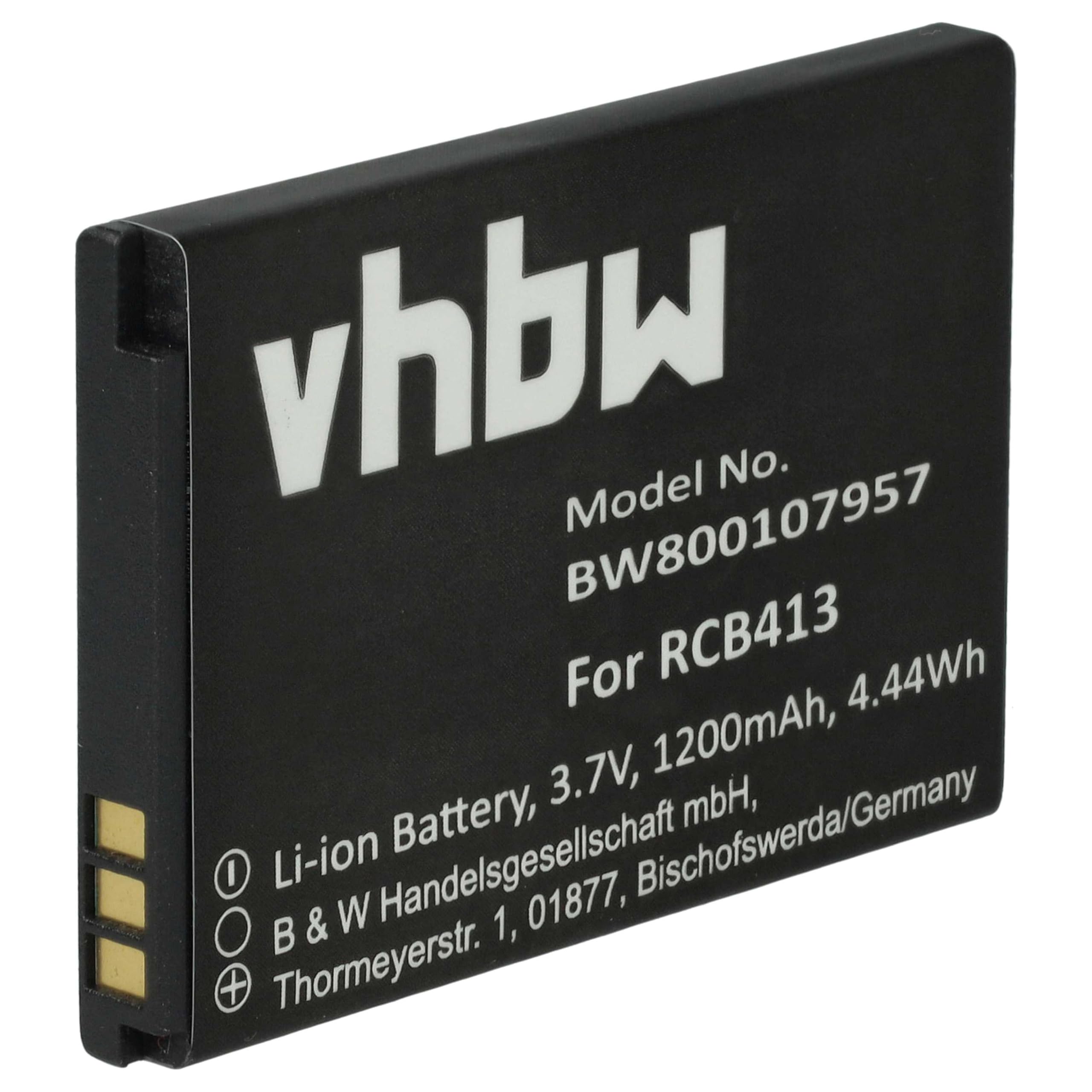 vhbw Batteria Doro Primo 413 Smartphone 1200mAh Li-Ion