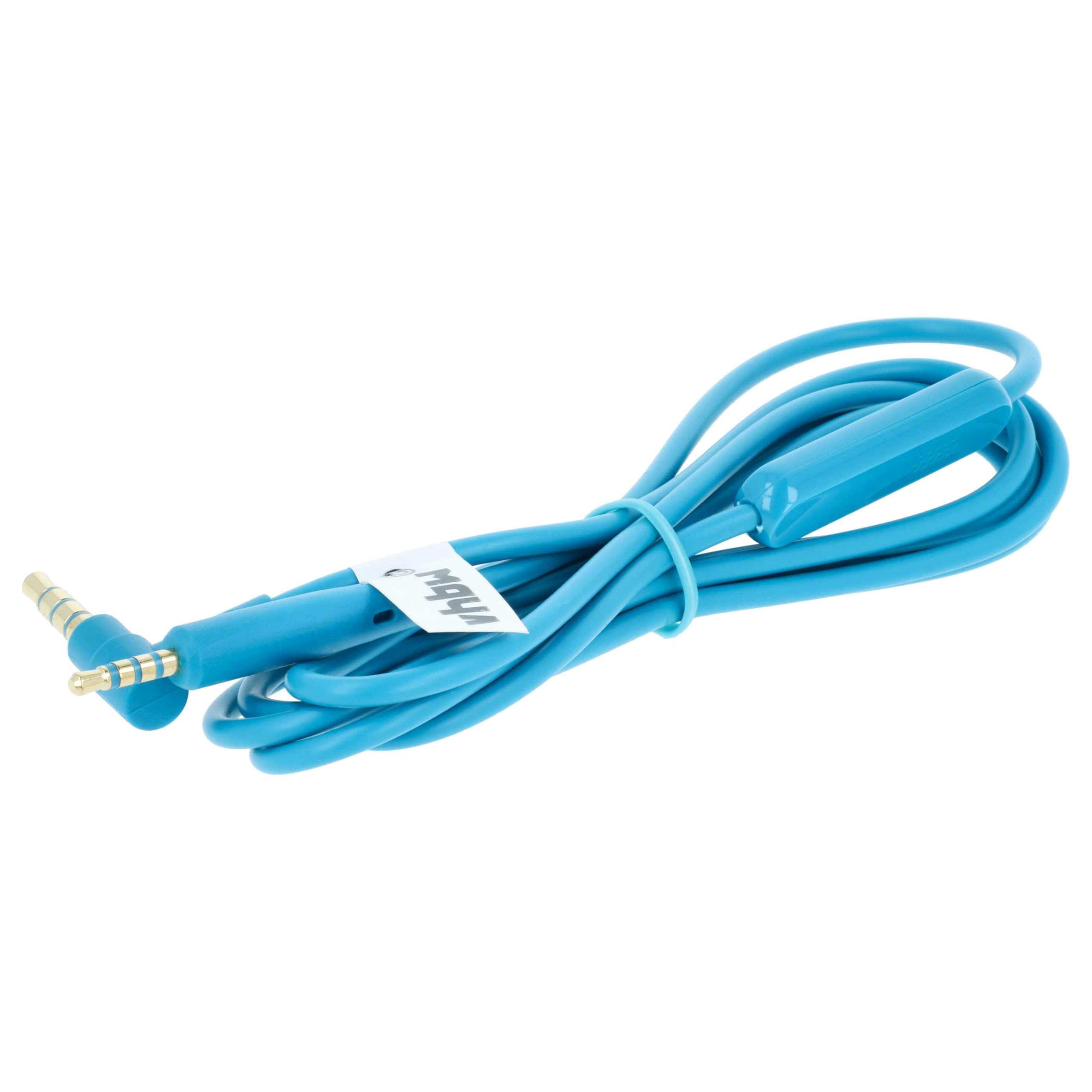 vhbw cavo audio AUX Bose QC35 150cm blu microfono