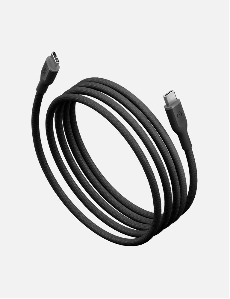 Energea Flow 60 cavo USB-C 60W nylon nero 1,5 m
