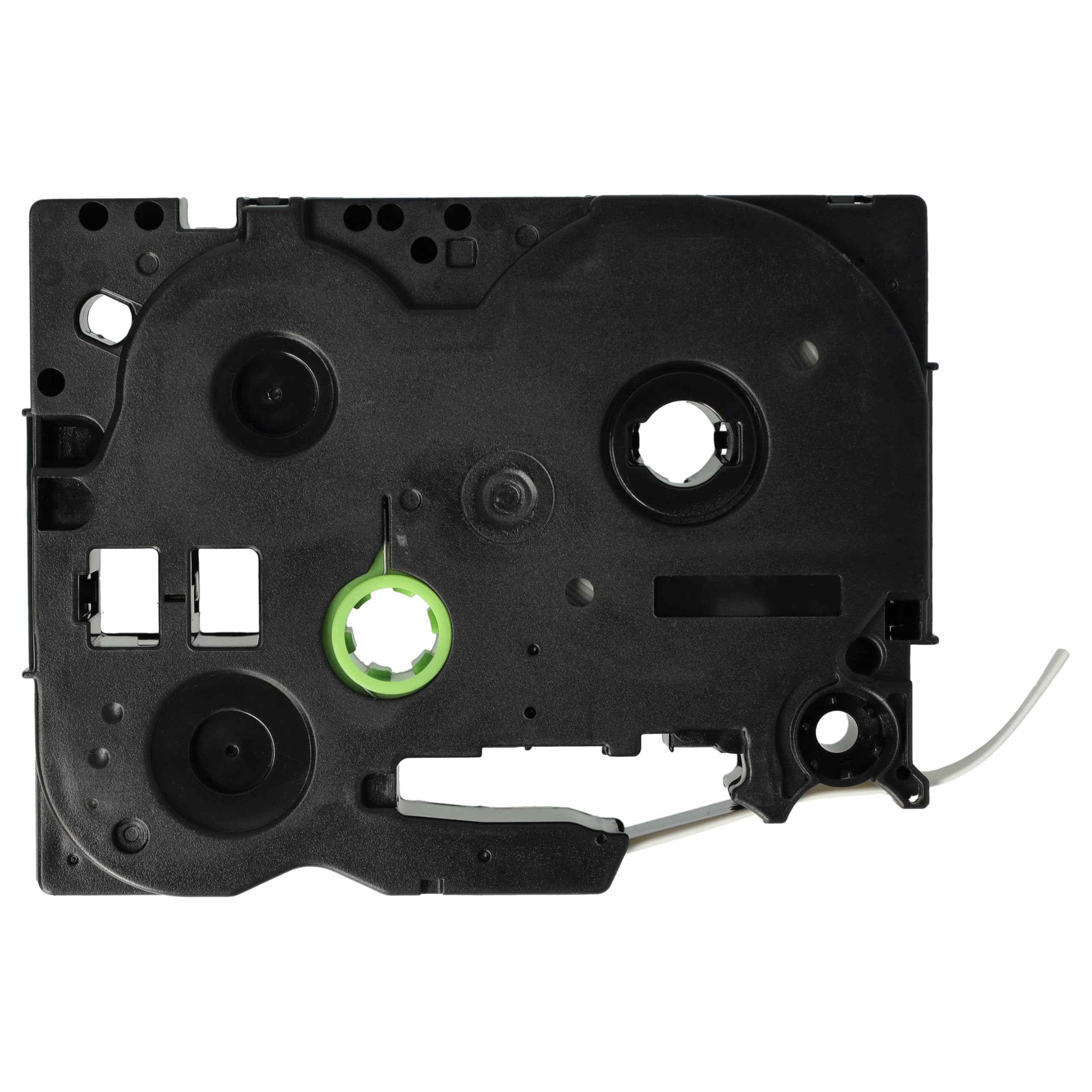 vhbw Cassetta HSE-231 per Brother P-Touch E300 tubo 1,5m