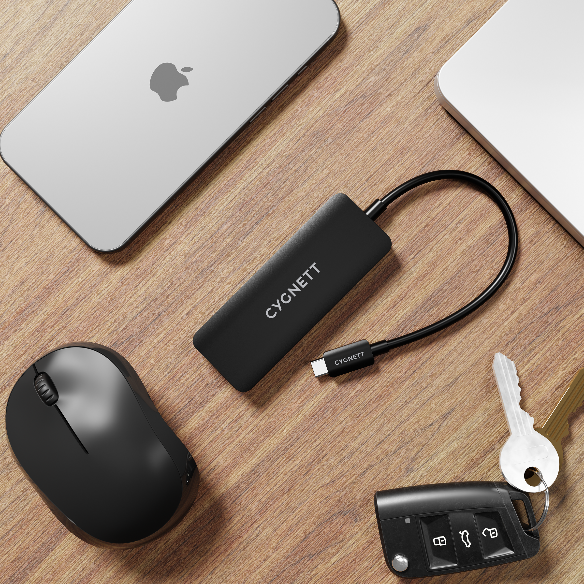Cygnett Hub USB-C 3 in 1 Triple HDMI 4K 60Hz