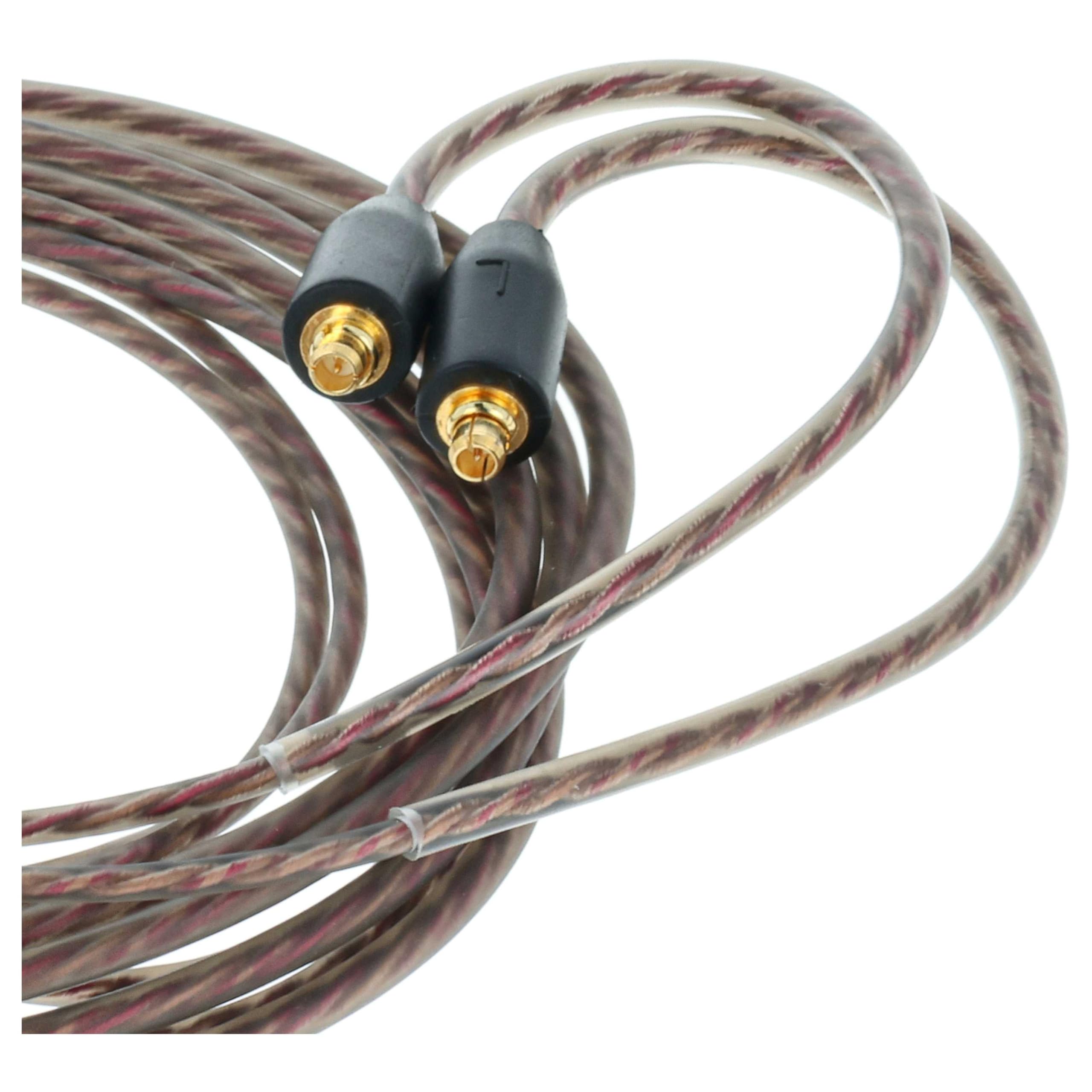 vhbw Cavo AUX Shure SE215-SE846 jack 3,5mm nero