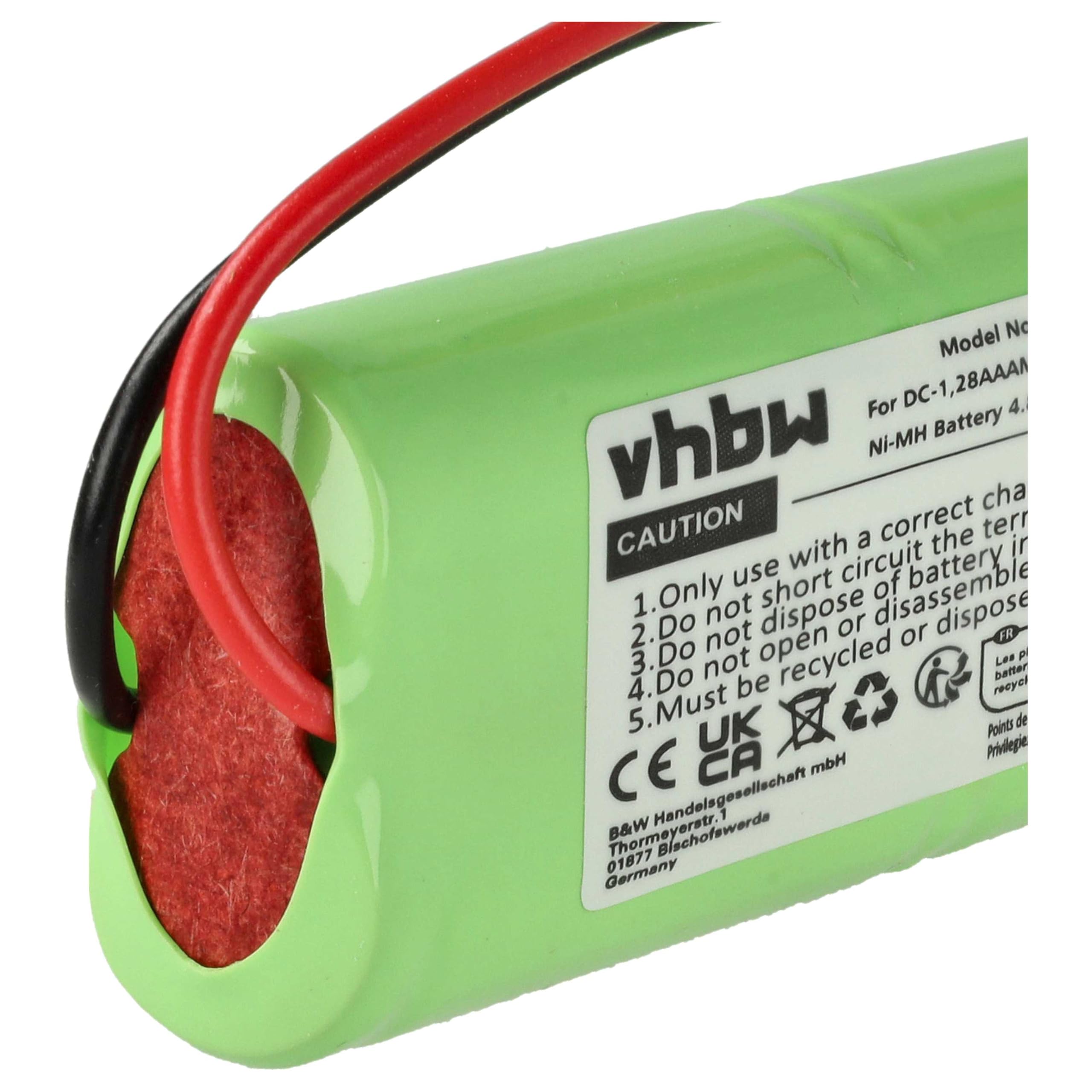 vhbw Batteria collare cani per Dogtra 1700NCP 300mAh ricaricabile