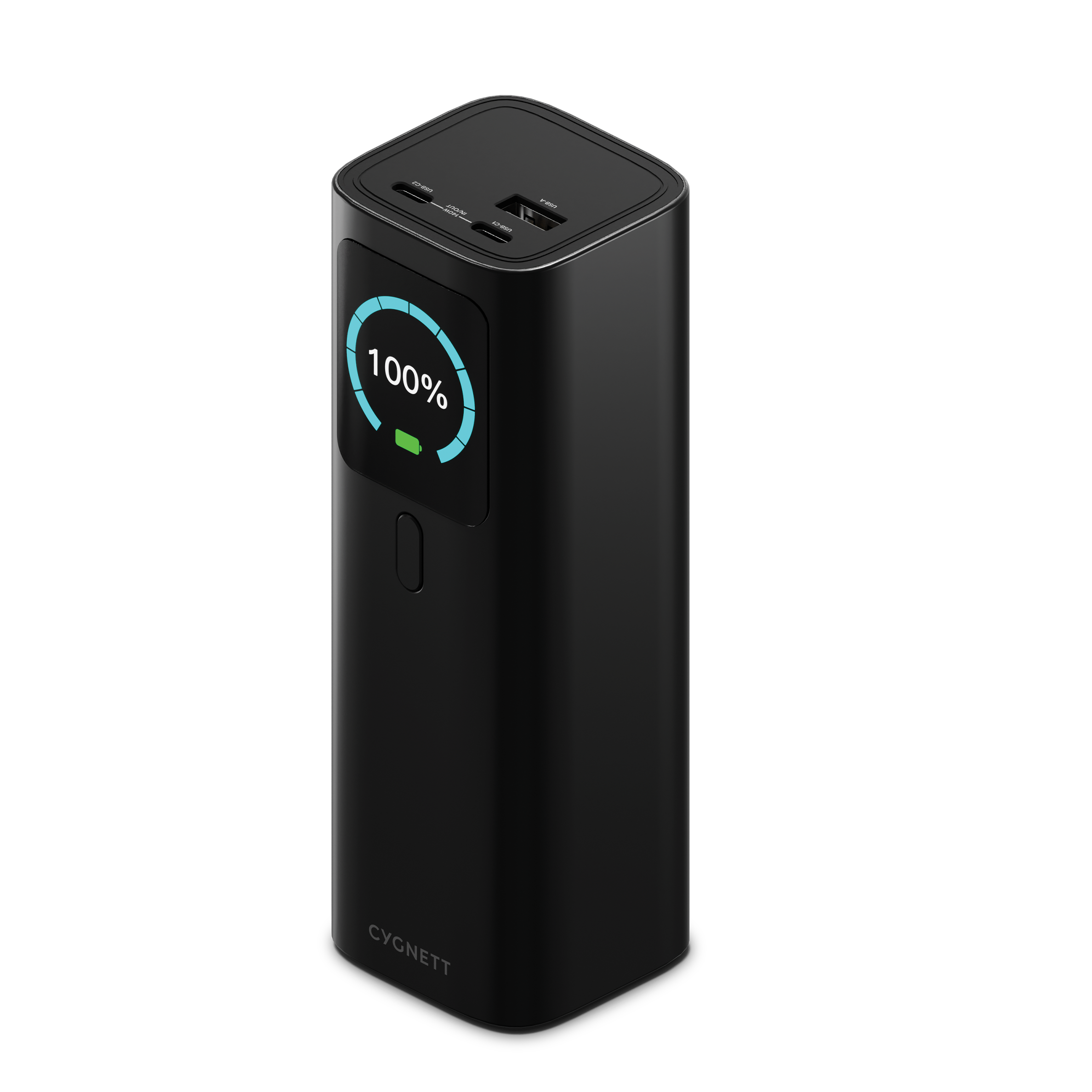 Cygnett HighPWR power bank laptop 27000mAh nero 148W custodia