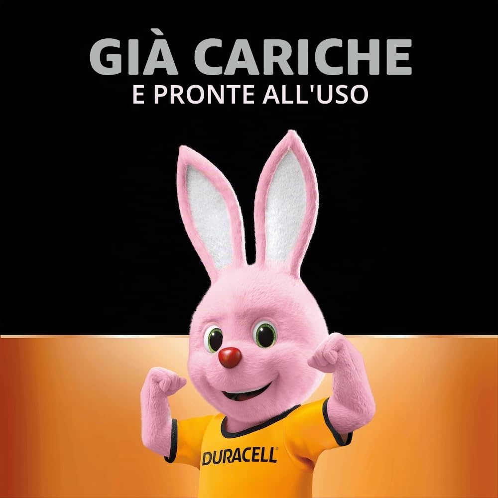 Duracell Rechargeable pile stilo AA 2500mAh 4 pezzi