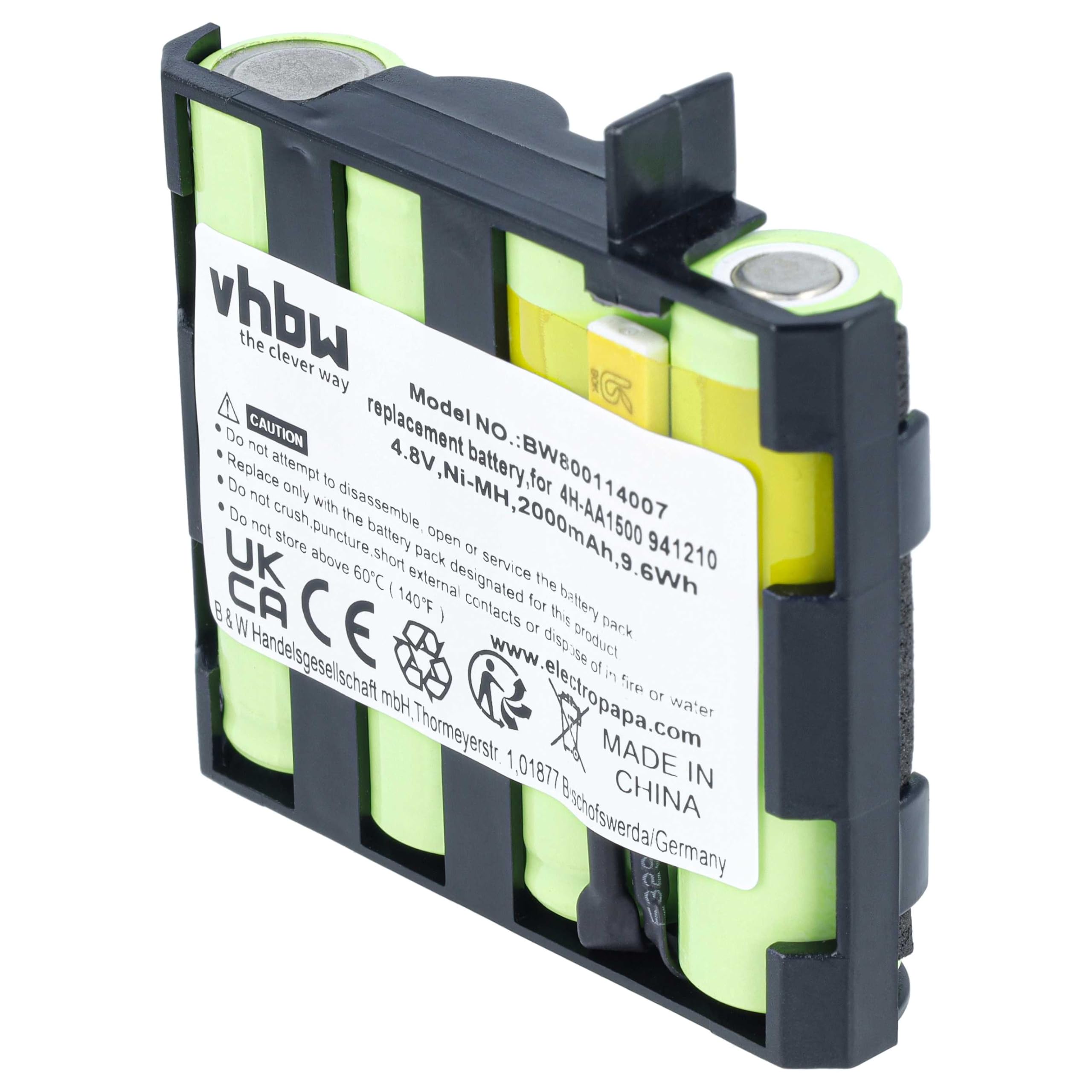 vhbw Batteria Compex Edge US Elettrostimolatore NiMH