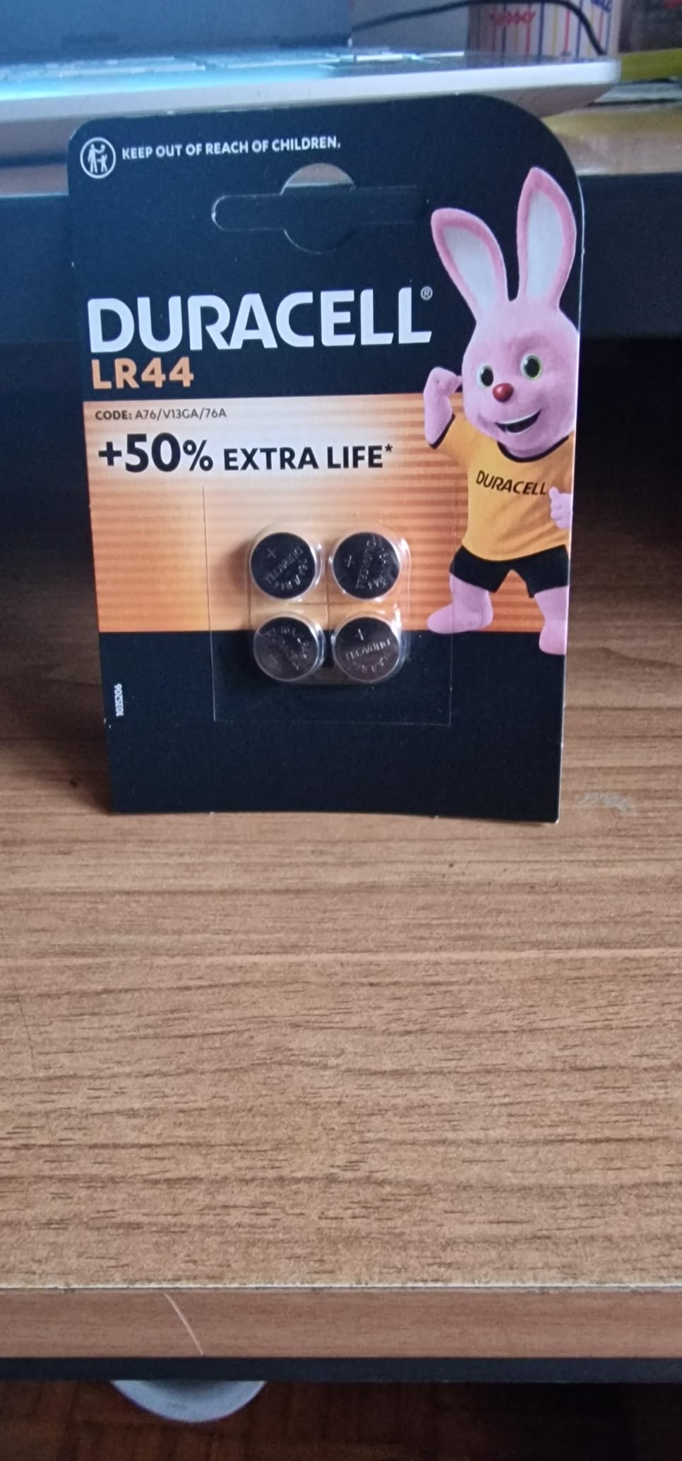 Duracell LR44 batterie alcaline 1,5V da 8 pezzi