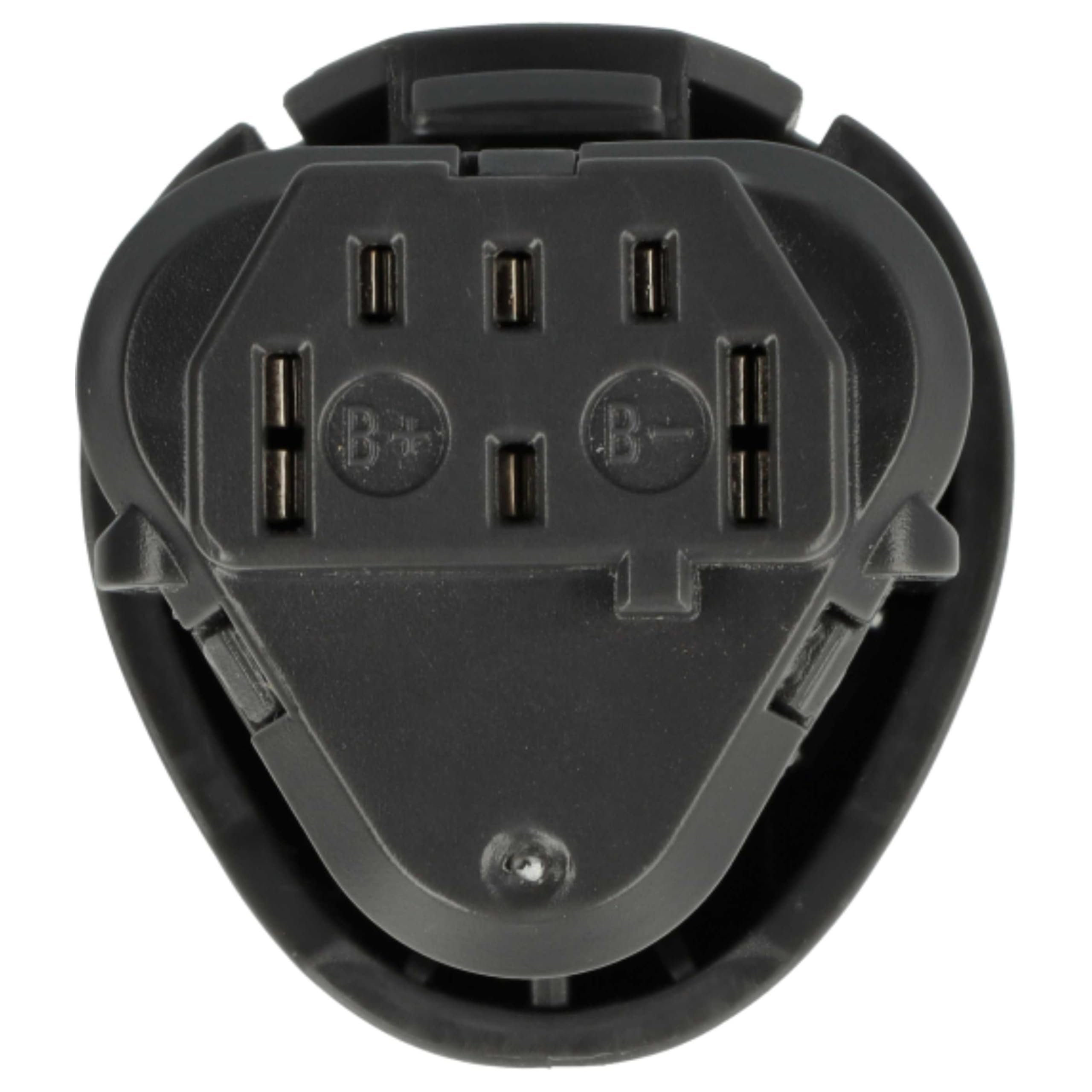 vhbw 2x Batteria 12V 2000mAh per AEG Utensile Li-Ion