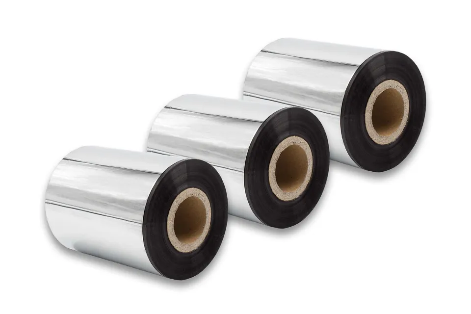 vhbw Nastro trasferimento termico 80mmx300m nero 3pz cera