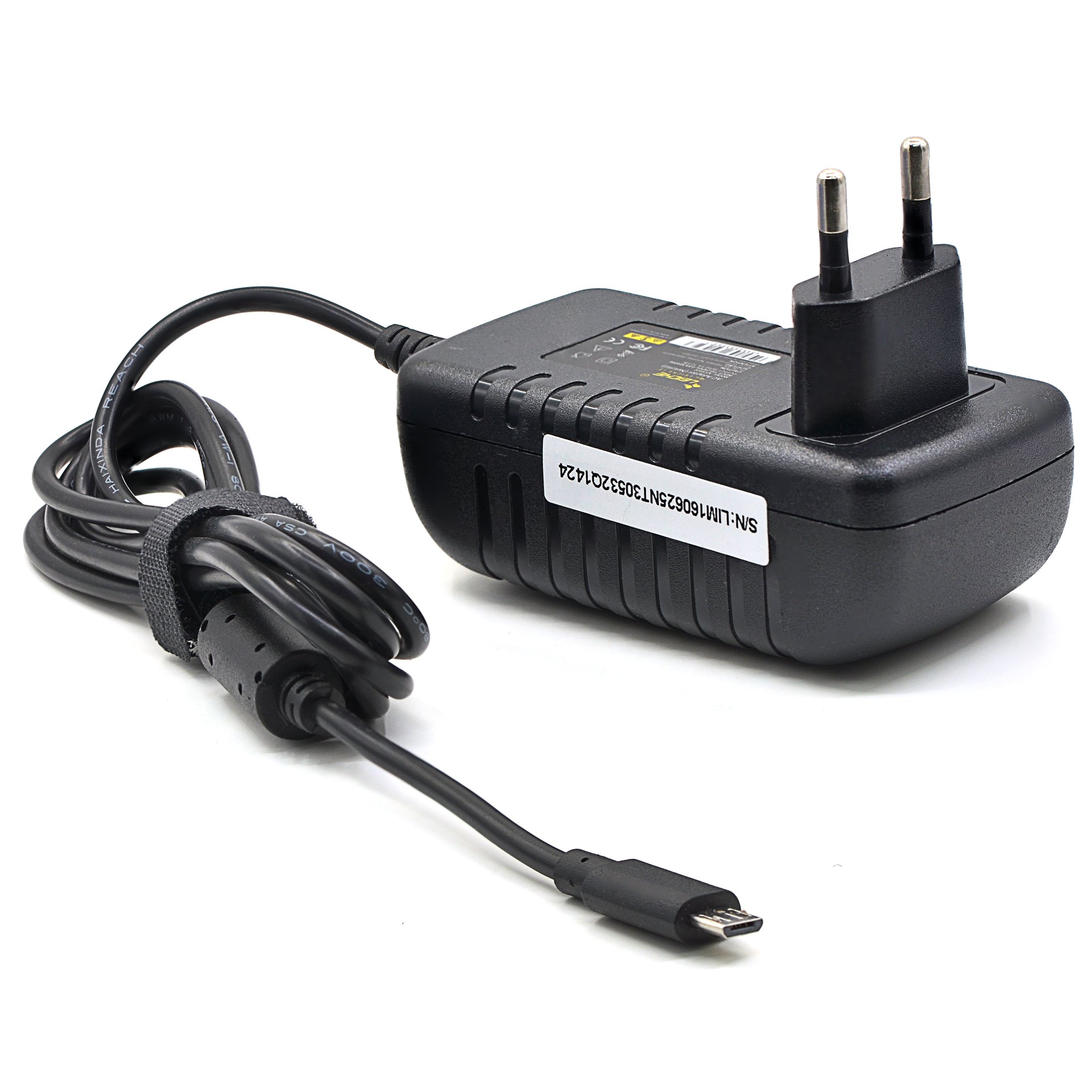 Leicke Alimentatore Universale Micro USB 5V 2,5A per Raspberry Pi