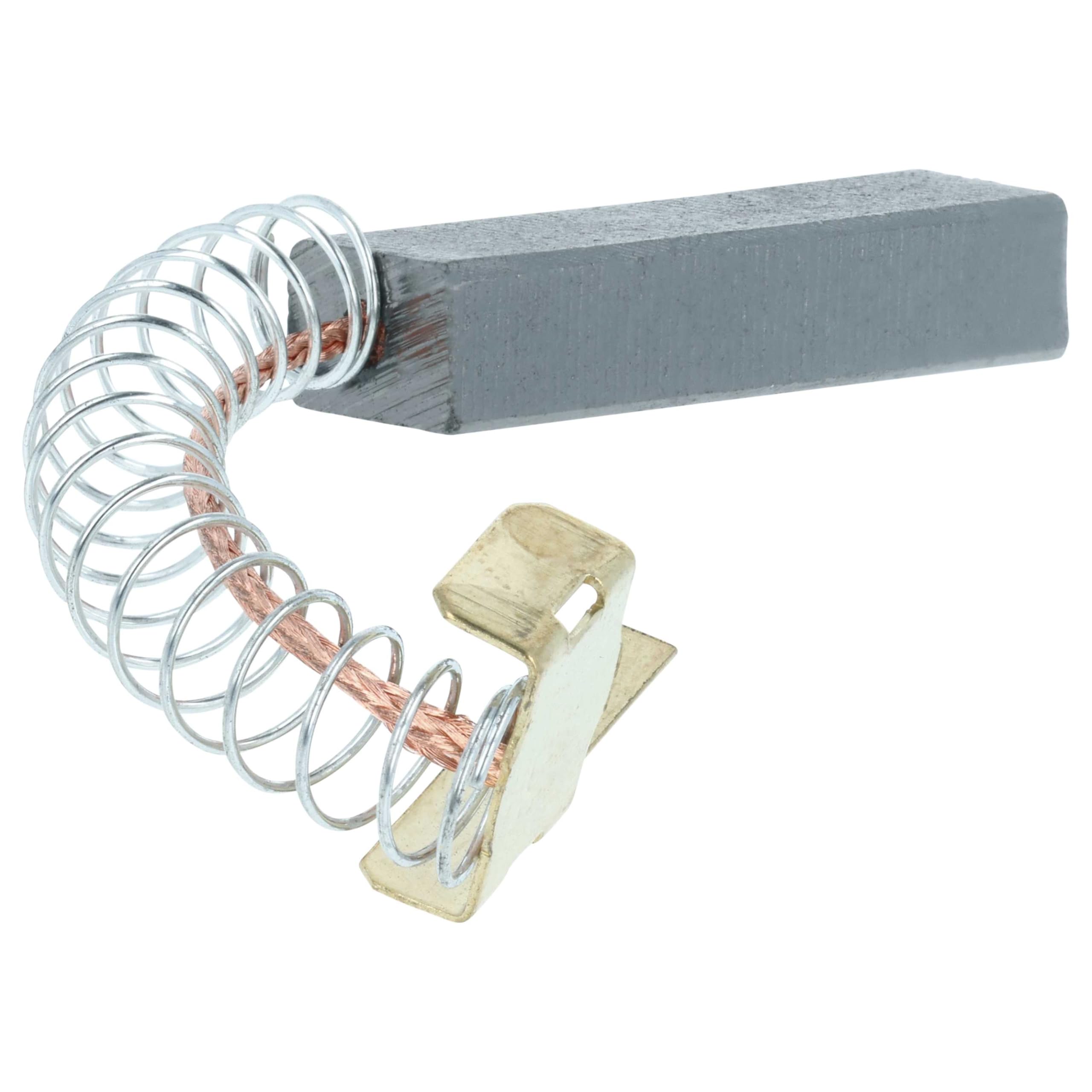 vhbw Spazzole Carbone Aspirapolvere Midea 6,5x10x30 mm 2 Pezzi Grafite