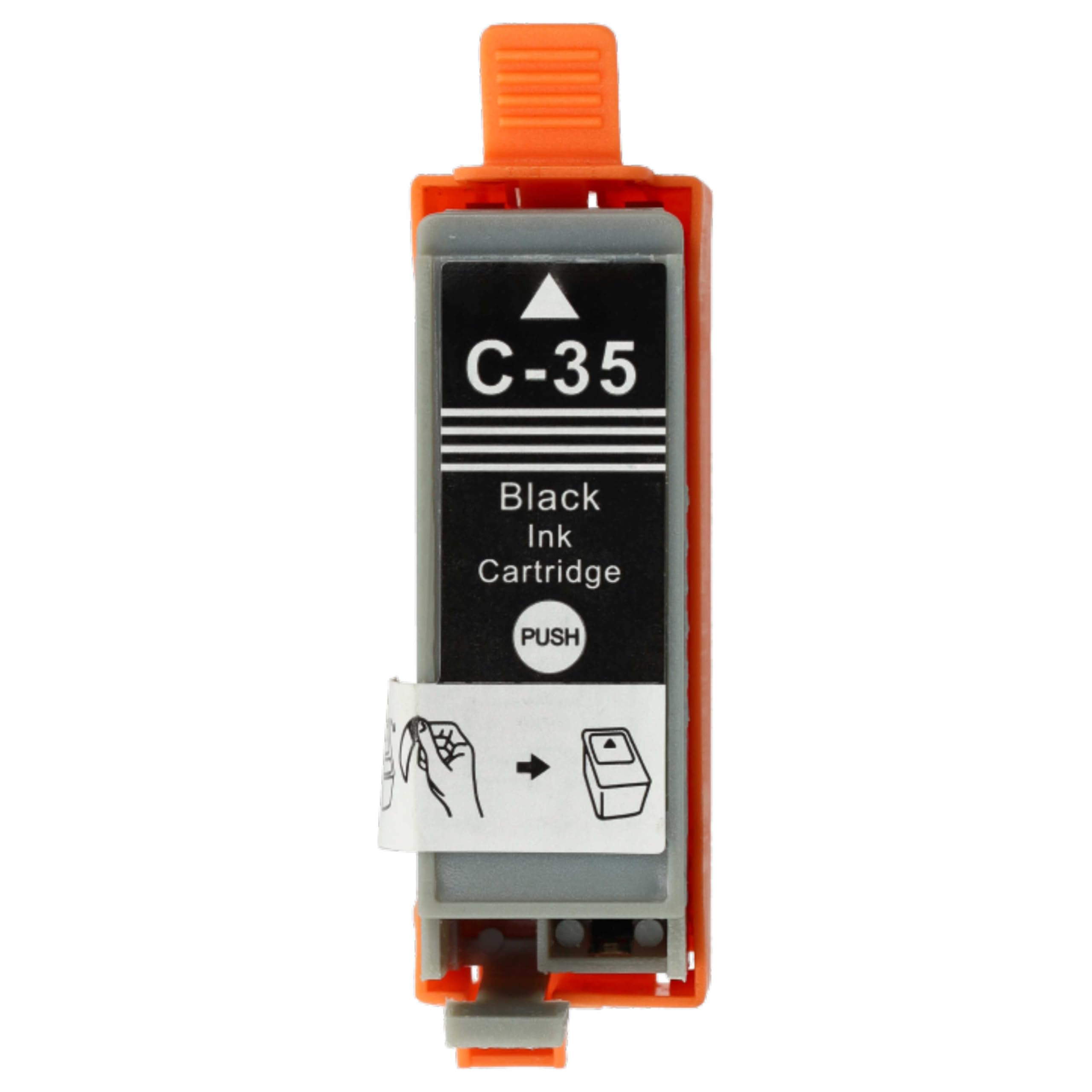 vhbw Set 10 cartucce per Canon Pixma IP110 nero e colore