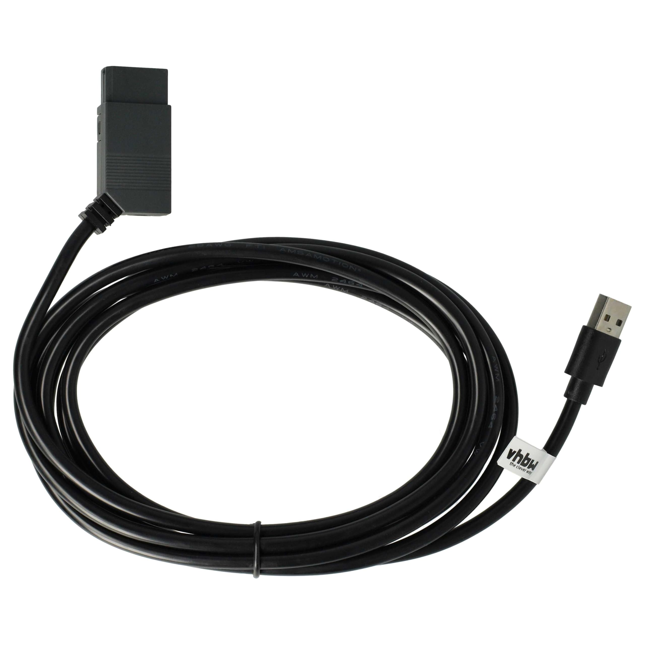 vhbw Cavo programmazione USB per Siemens Logo 2,5m nero