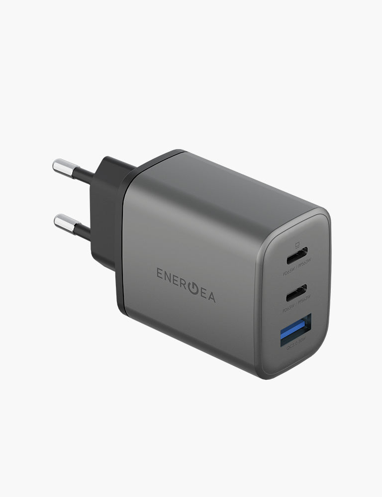 ENERGEA AmpCharge GaN65 EU caricatore muro gunmetal 65W