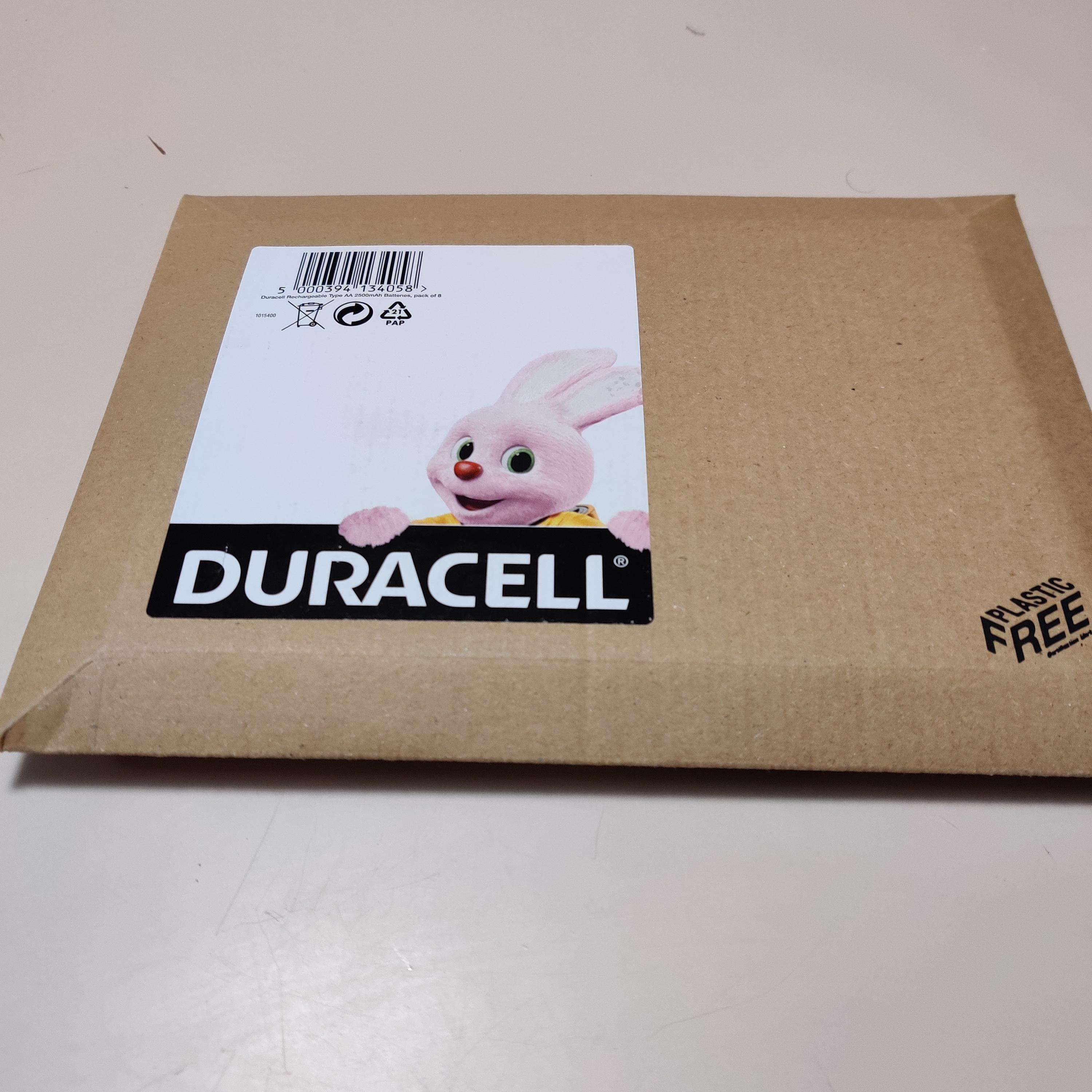Duracell Batterie Ricaricabili AA 2500mAh 8 Pezzi NiMH