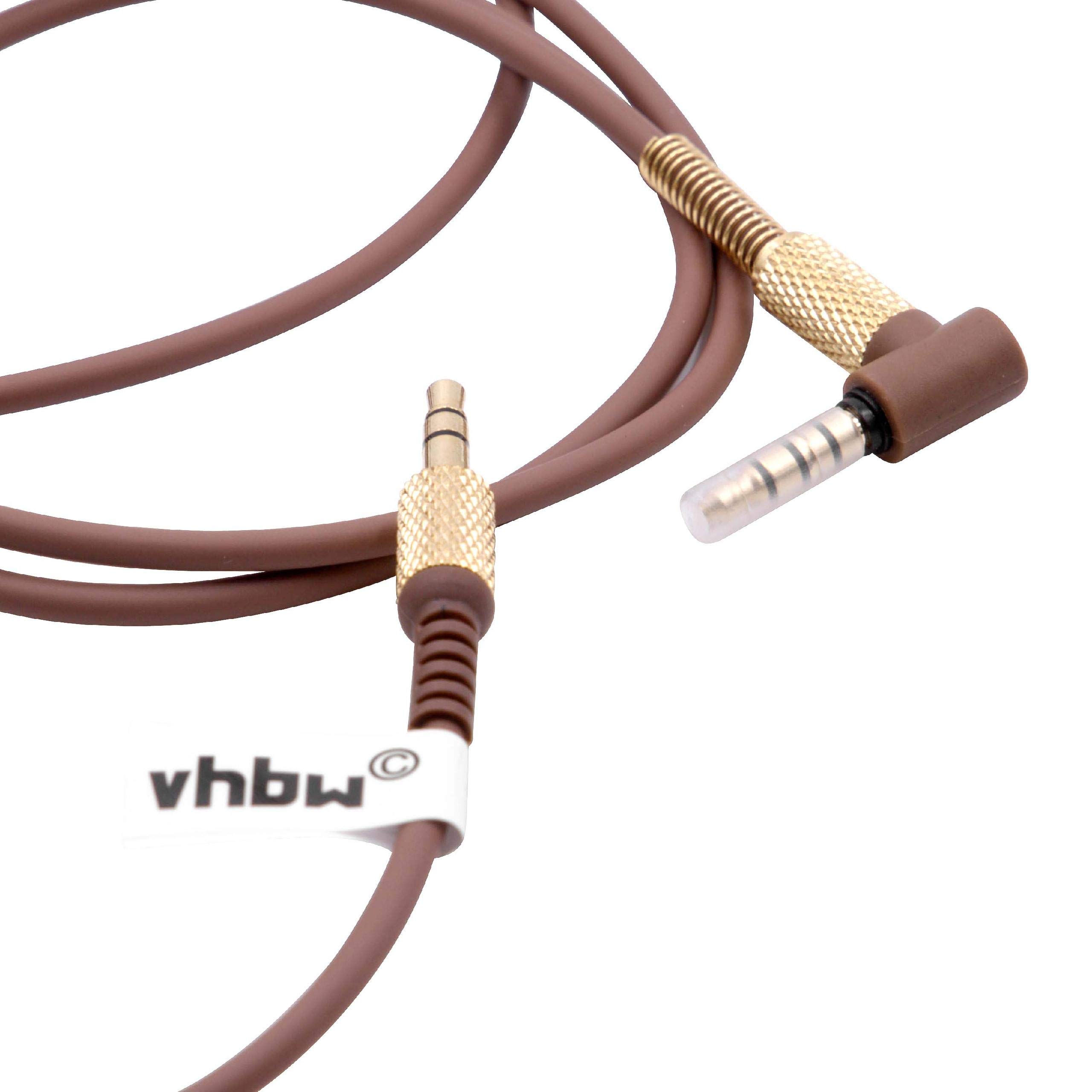 vhbw per Marshall Kilburn cavo AUX jack 3,5mm 150cm marrone