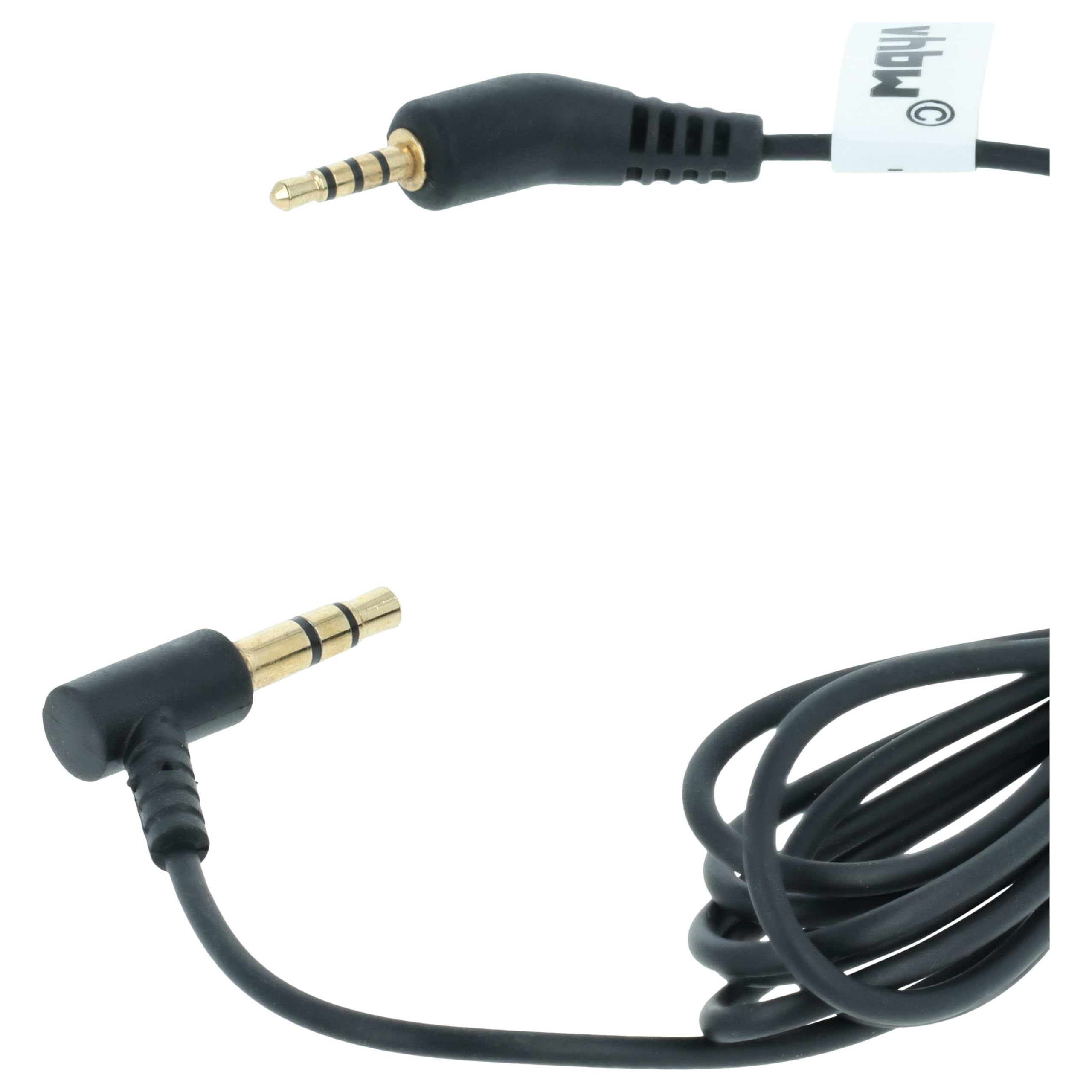 vhbw Cavo audio AUX Bose QuietComfort 3 QC3 120 cm nero