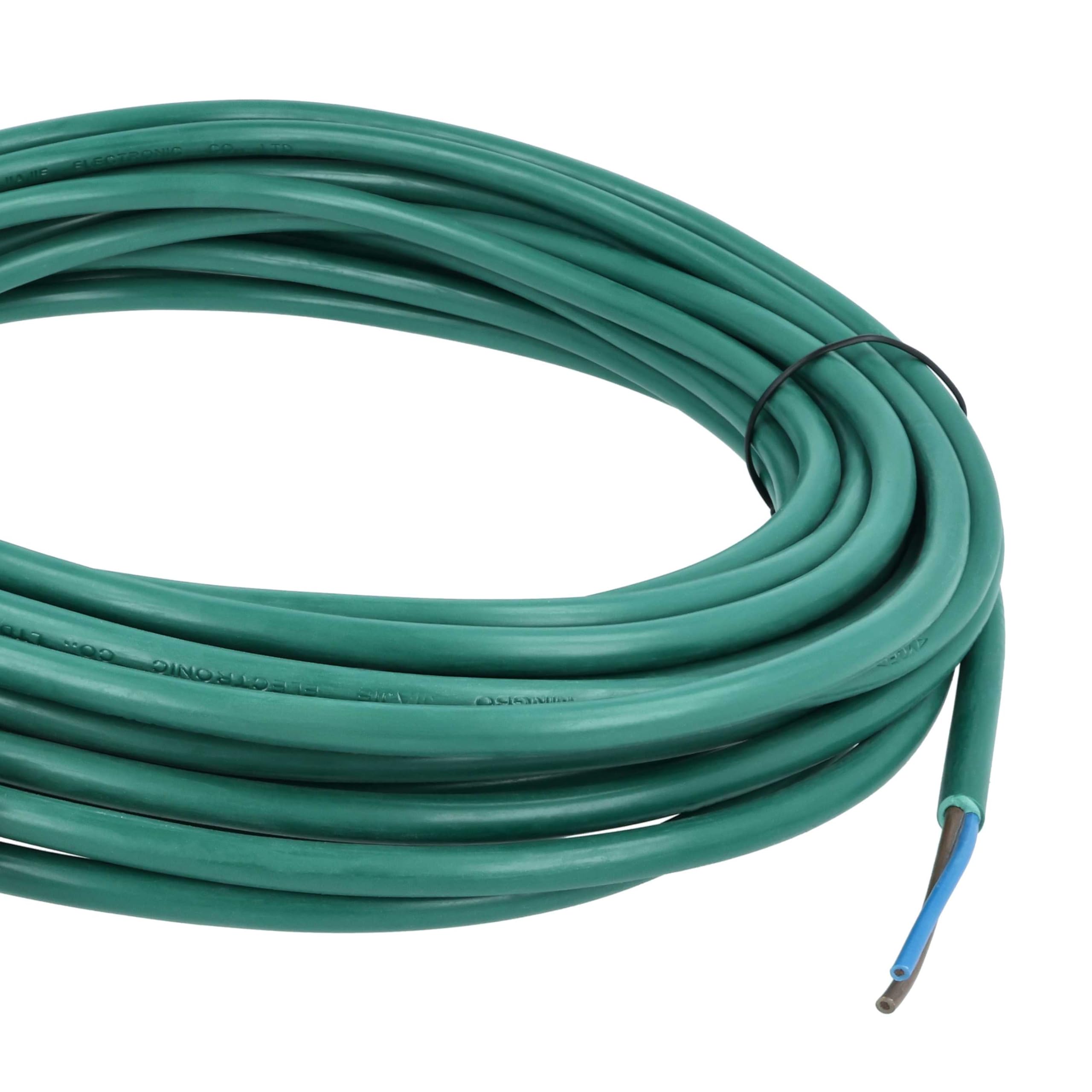 vhbw Cavo Aspirapolvere Vorwerk Folletto 136/140/150 10m Verde