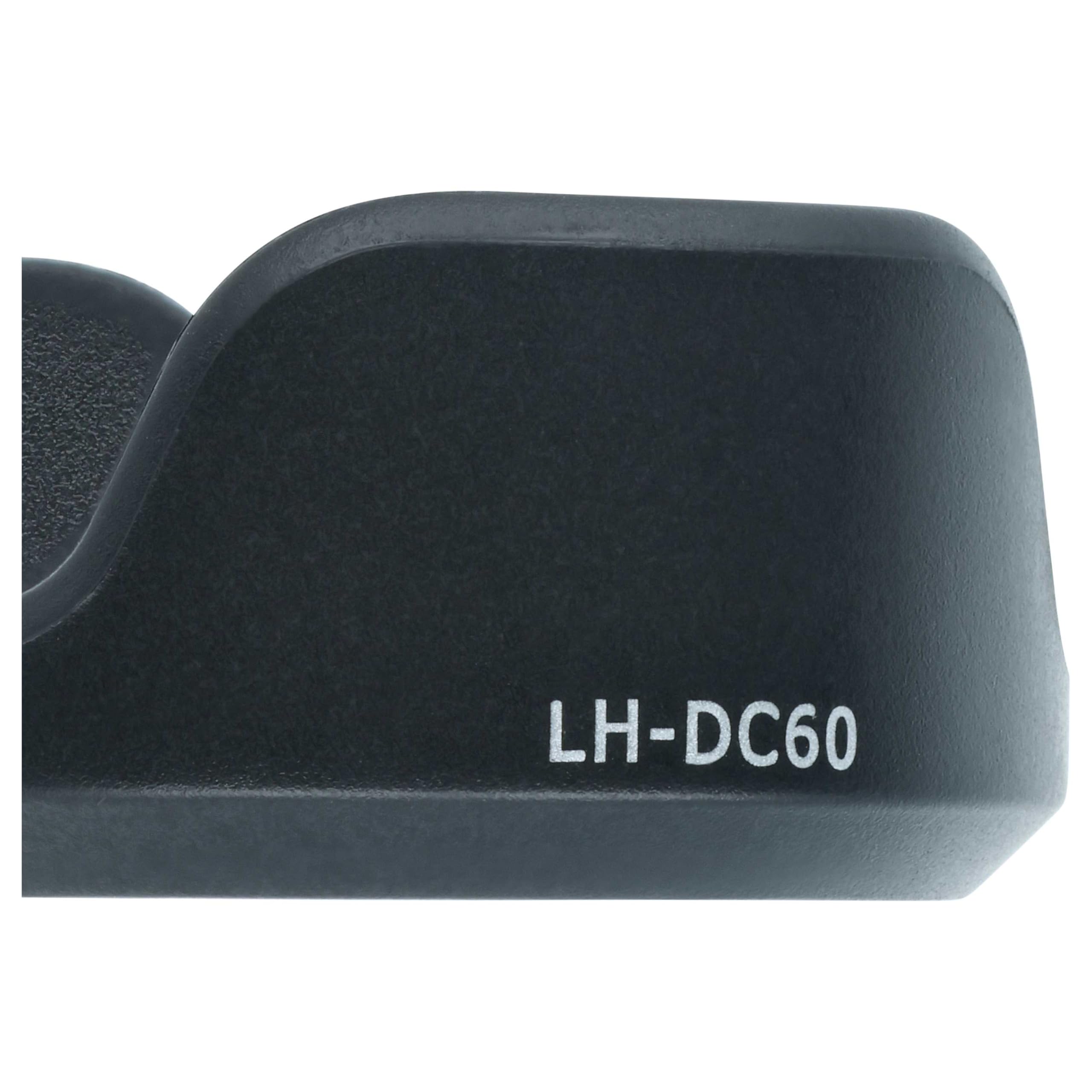 vhbw Paraluce per Canon SX50 HS 58mm Nero Tulipano
