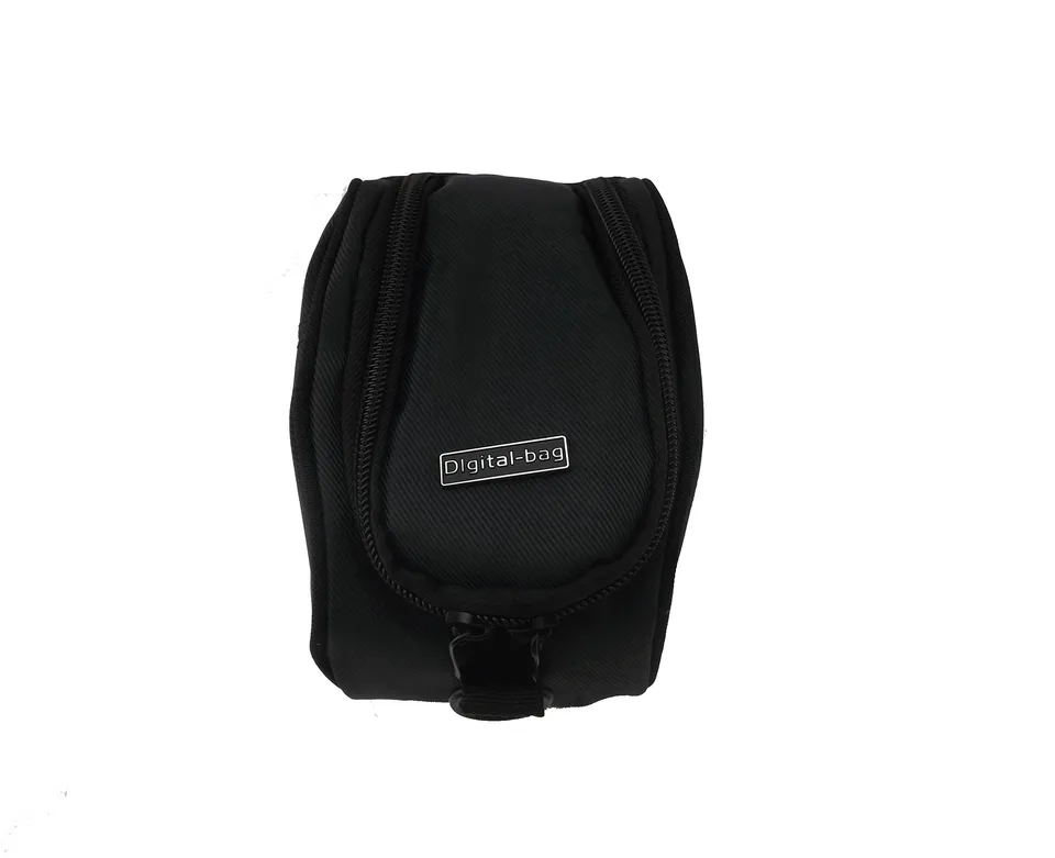 vhbw custodia tracolla universale nera per Sony HDR-CX 13cm