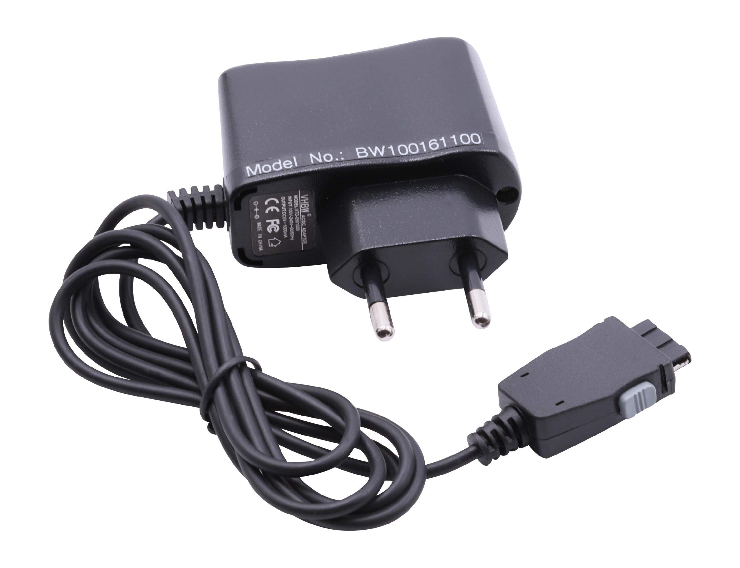 vhbw Caricabatterie 220V per Samsung SGH-D720 Nero