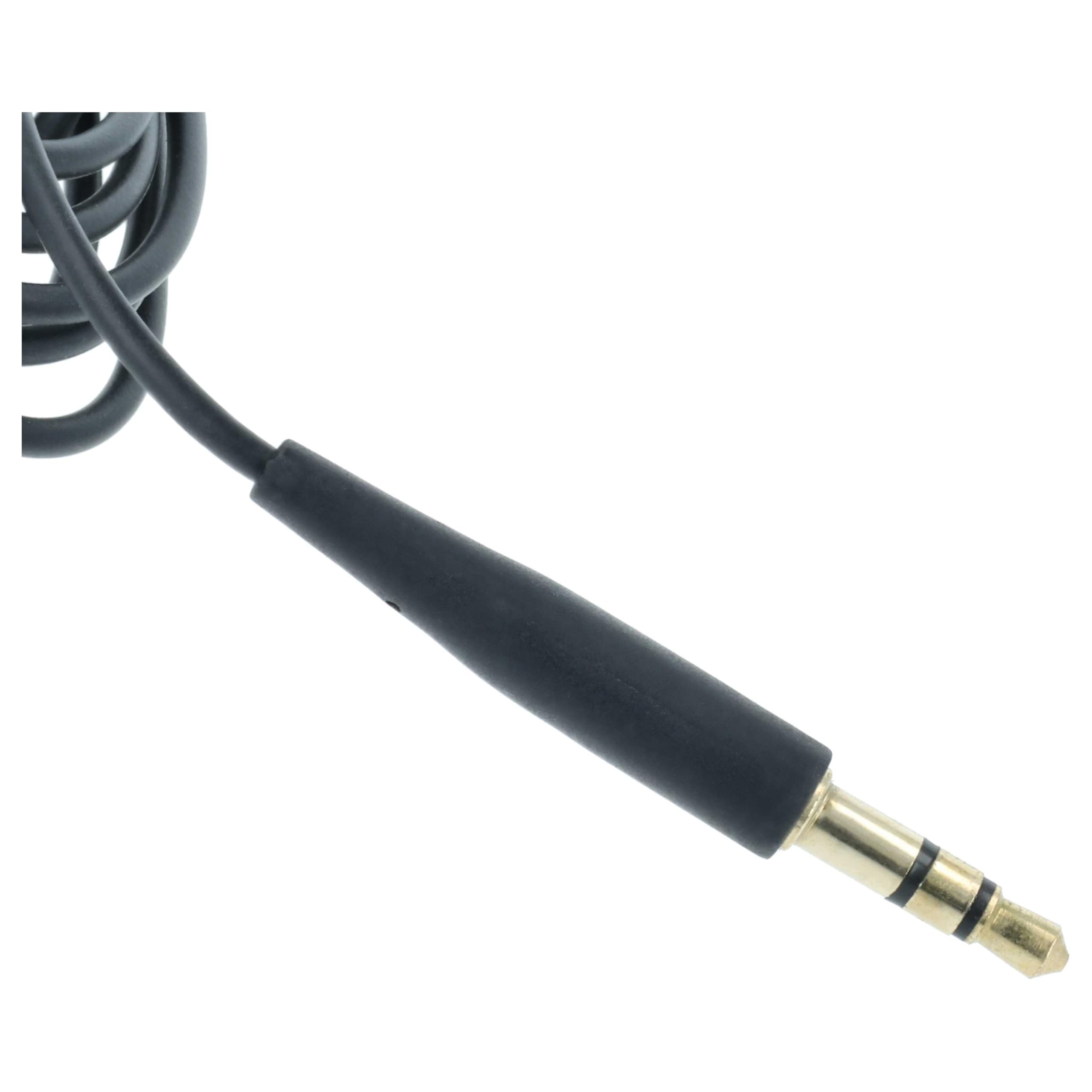 vhbw Cavo audio AUX per AKG K450 cuffie jack 110cm nero