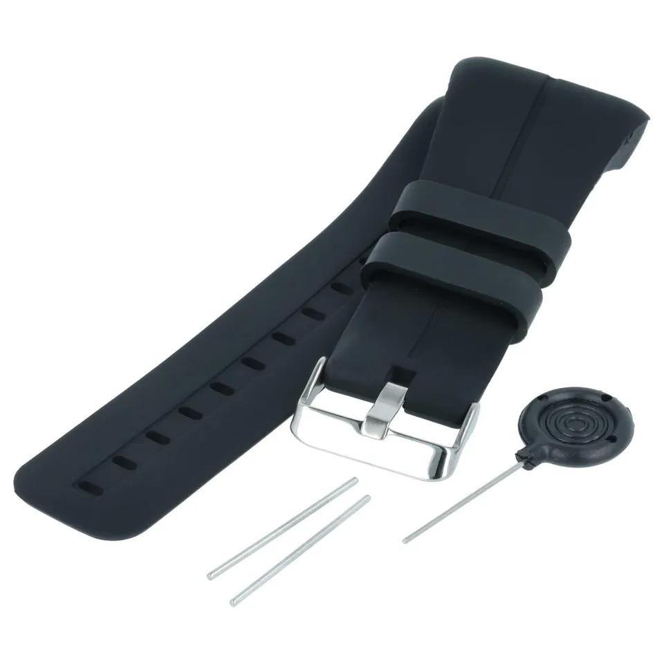 vhbw cinturino Polar M430 smartwatch nero TPE