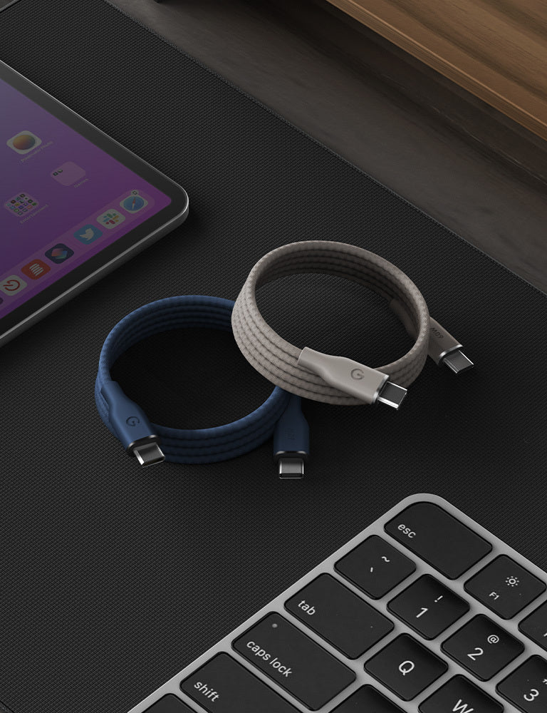 Energea Helix 60 cavo magnetico USB-C 60W 1,5 m Arancione
