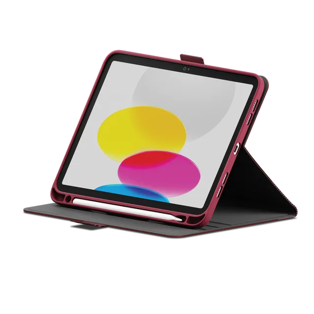 Cygnett TekView Folio cover iPad 11” 10.9” cherry rose