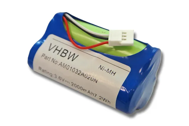vhbw Batteria NiMH 2000mAh 3,6V per Logitech Boombox S-00116