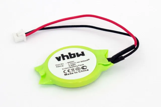 vhbw Batteria BIOS 200mAh 3V per Dell Latitude litio