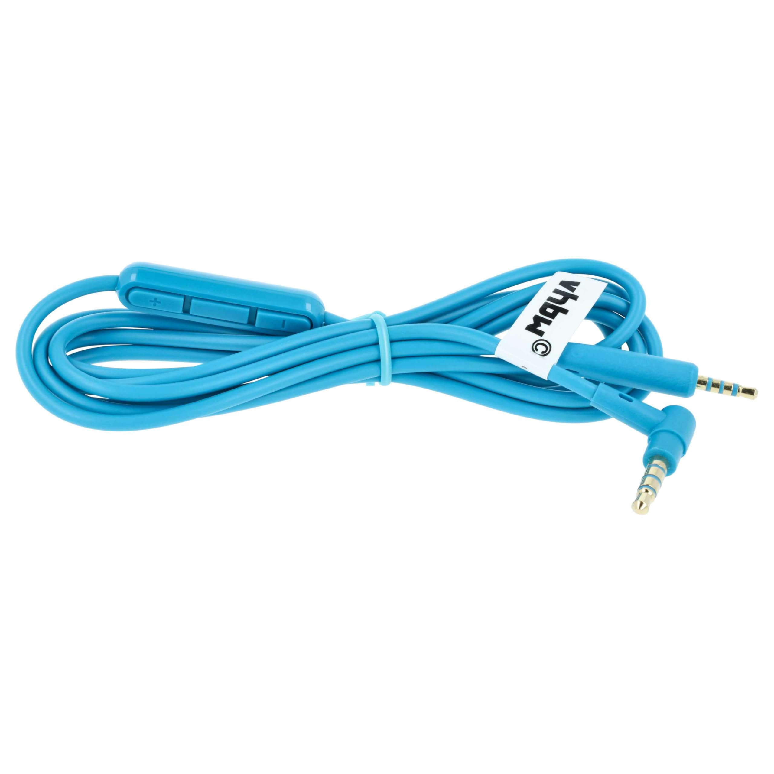 vhbw cavo audio AUX Bose QC35 150cm blu microfono