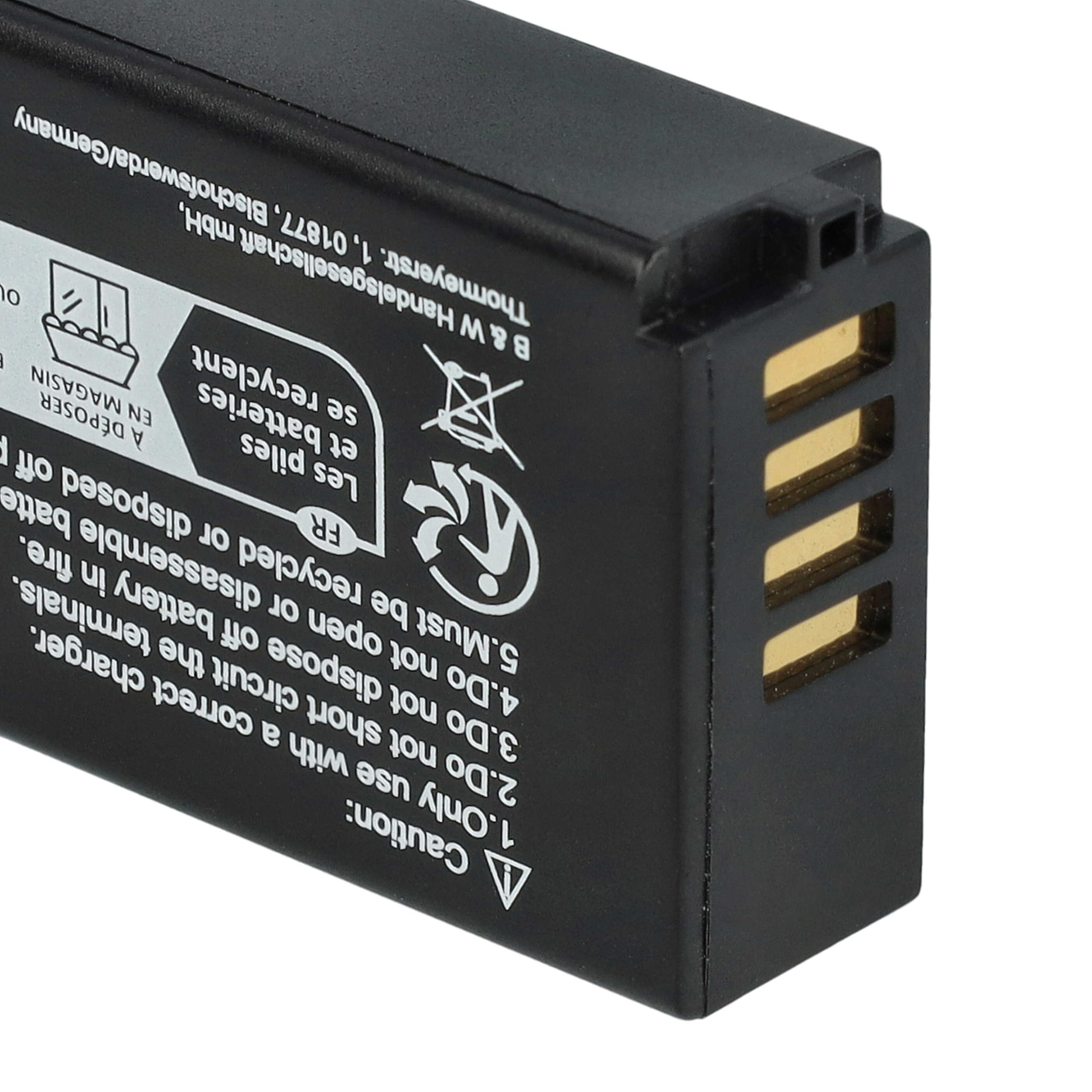 vhbw Batteria fotocamera Nikon EN-EL20 850mAh Li-Ion