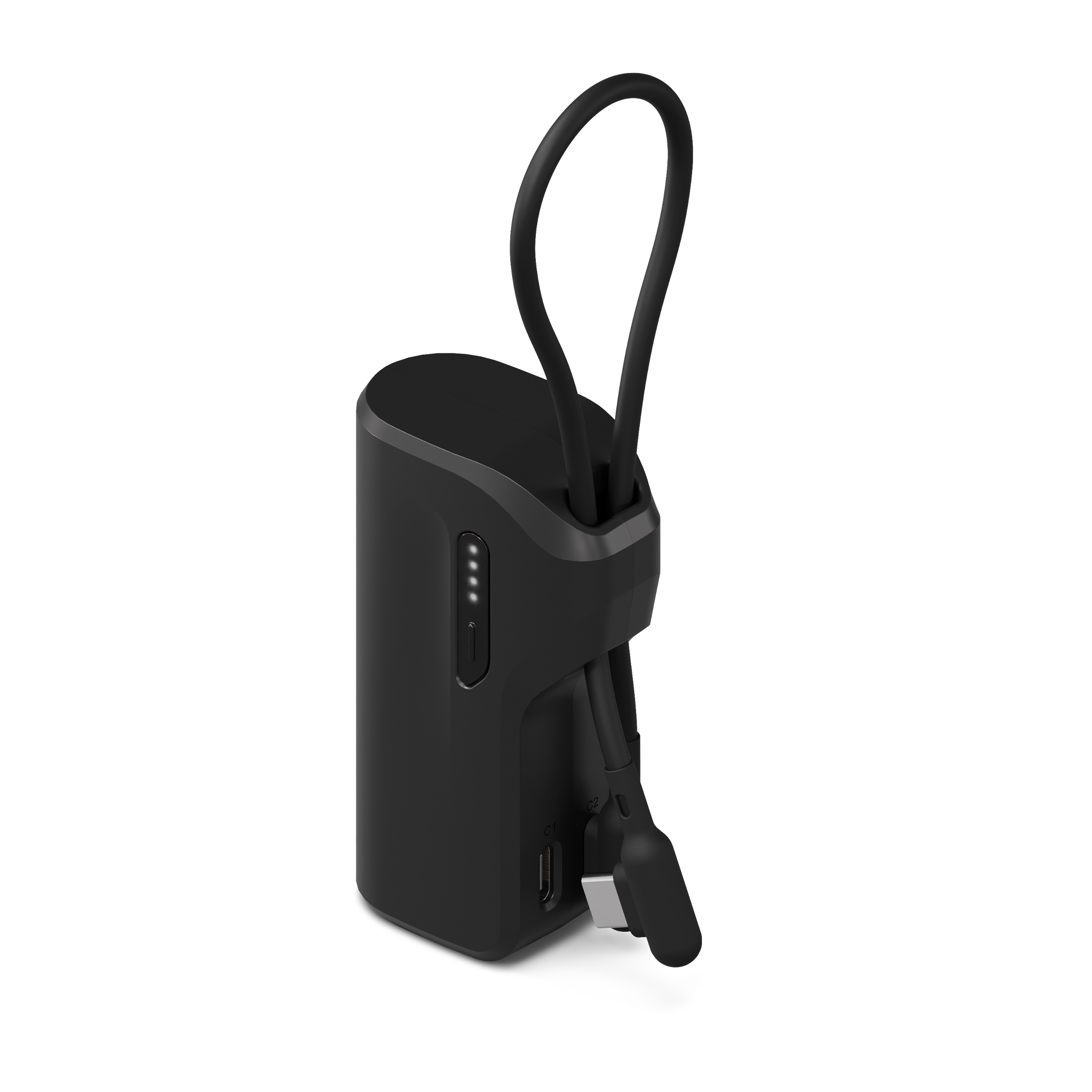 Cygnett Thumboost 5K power bank 5000mAh nero con cavo