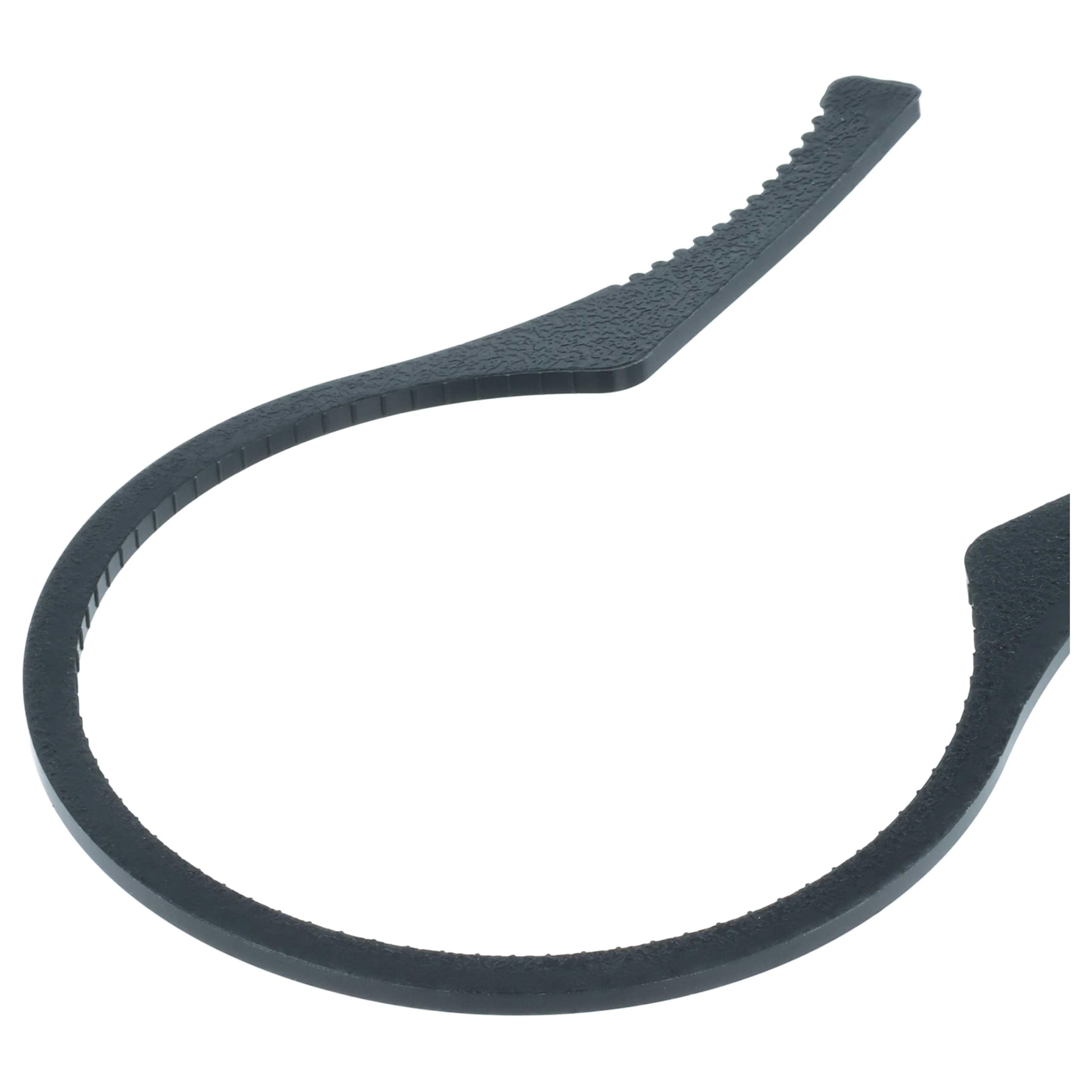 vhbw Chiave 62-82 mm per filtro obiettivo plastica nera