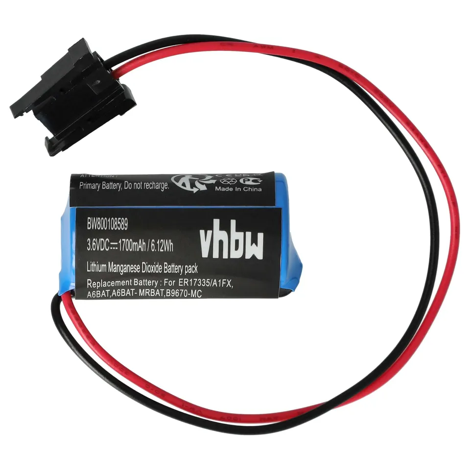 vhbw A6BAT batteria PLC 3,6V 1700mAh per Mitsubishi