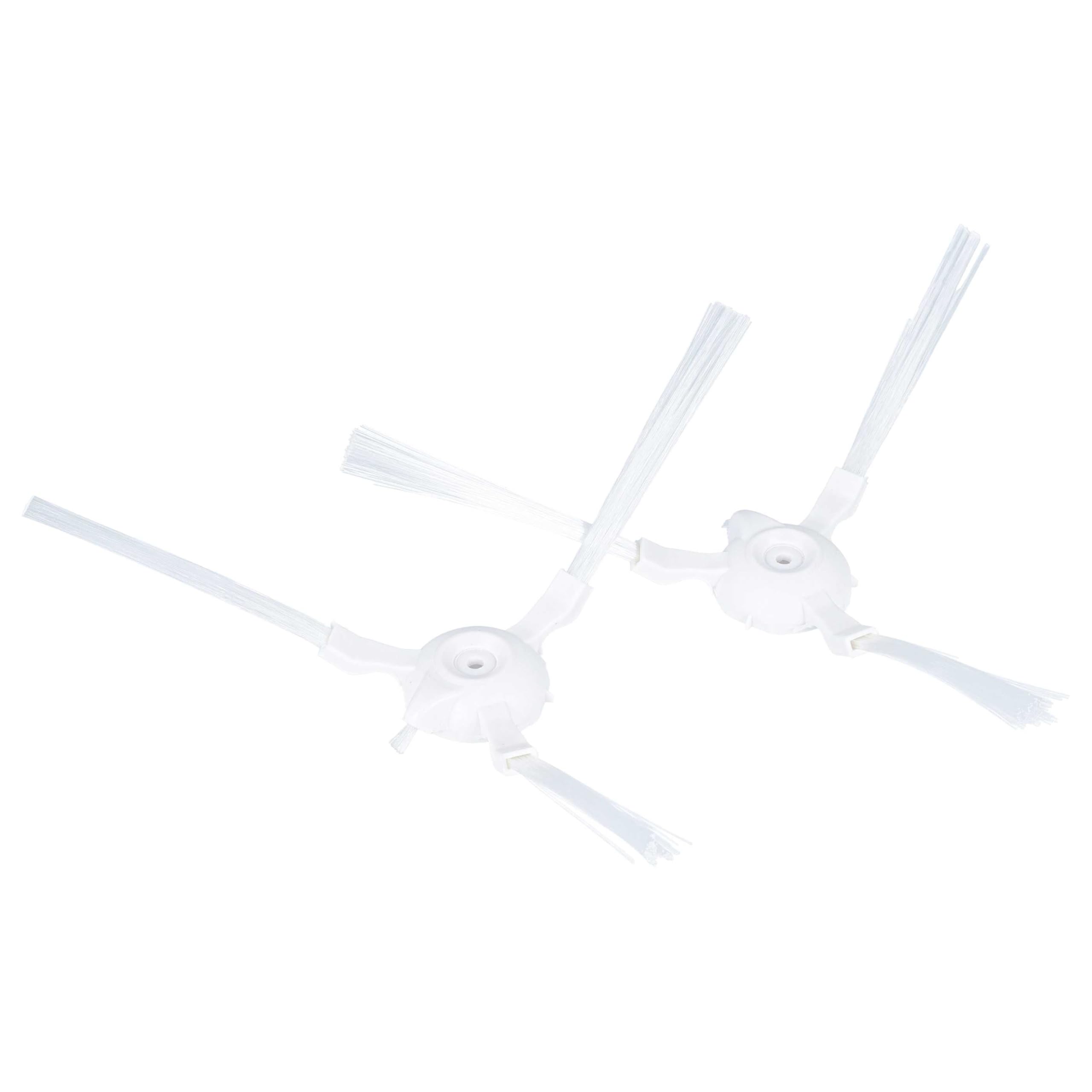 vhbw Spazzola Laterale per Rowenta RR6971WH Robot 2 Pezzi Bianca