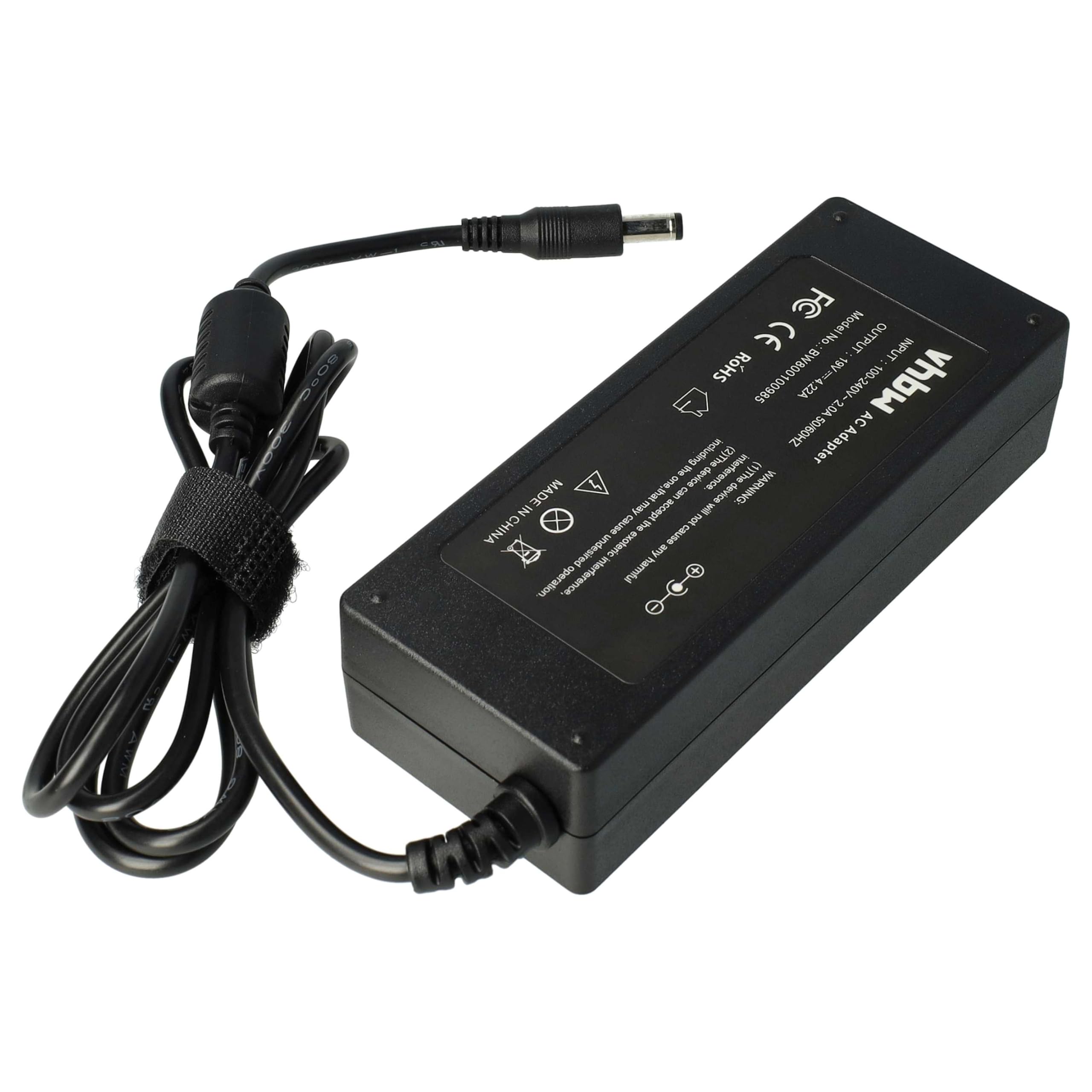 vhbw alimentatore notebook 80W per Fujitsu Lifebook 19V