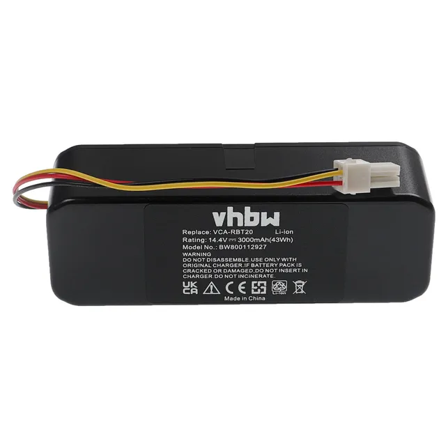 vhbw Batteria Aspirapolvere Samsung Navibot SR8824 3000mAh