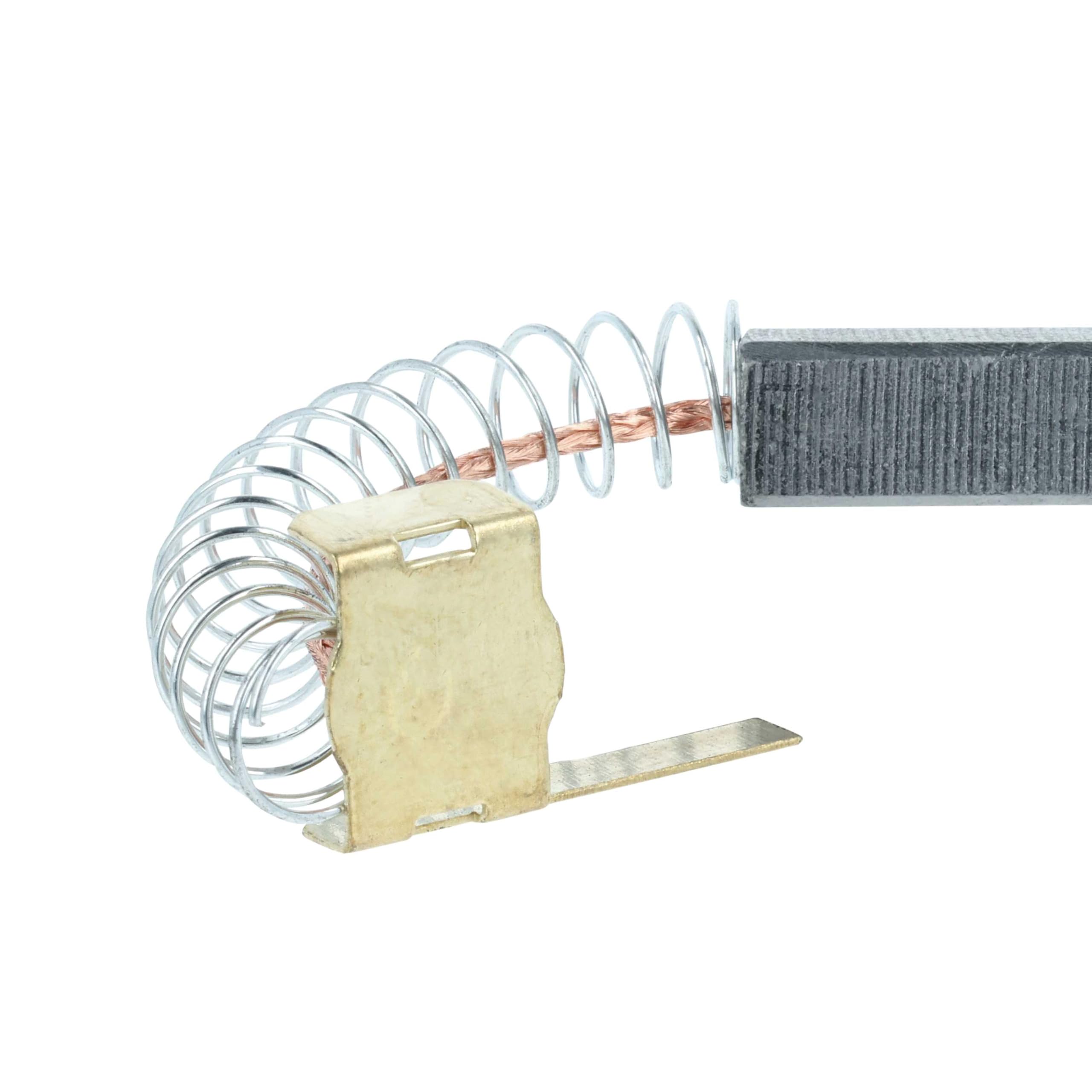 vhbw Spazzole Carbone Aspirapolvere Midea 6,5x10x30 mm 2 Pezzi Grafite
