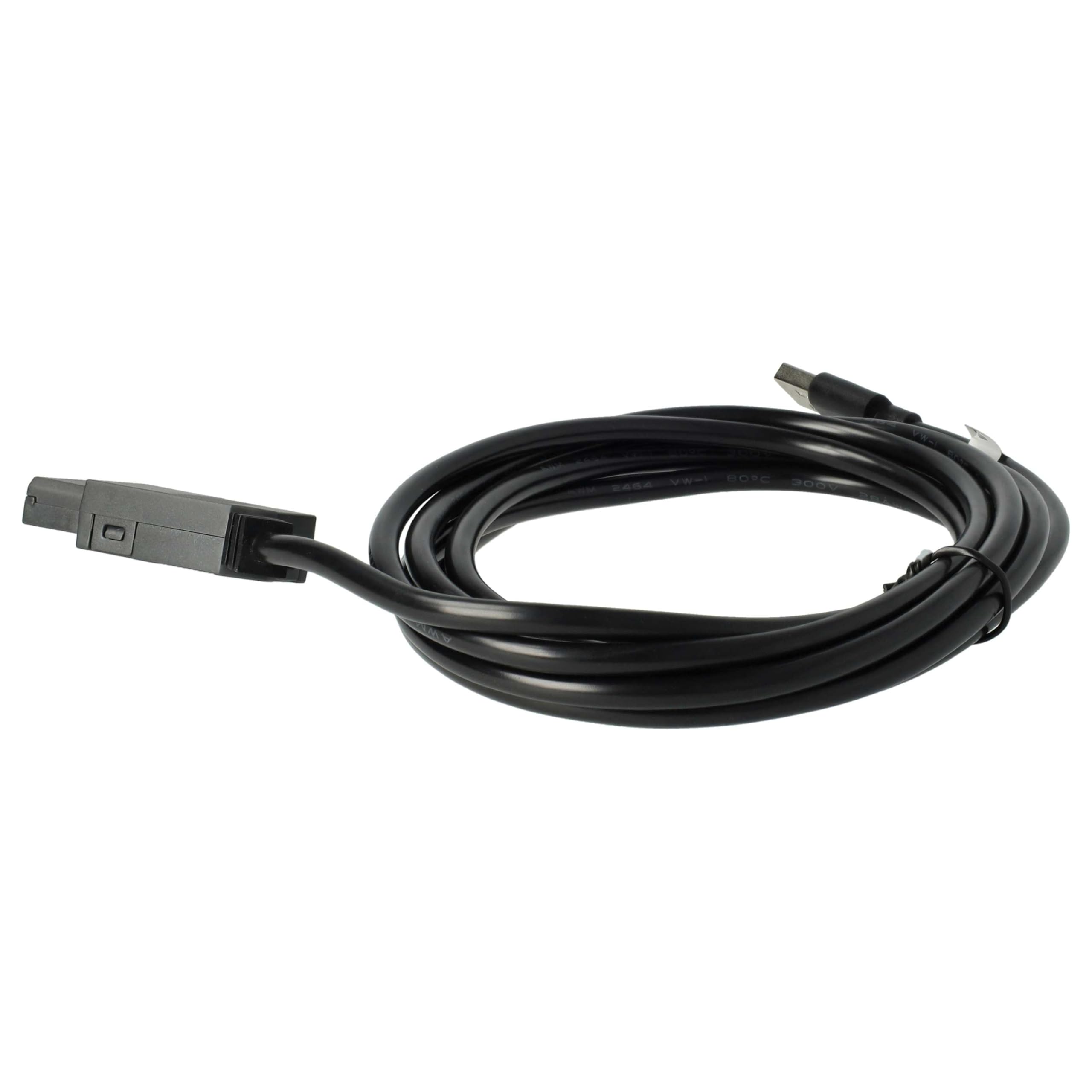 vhbw Cavo programmazione USB per Siemens Logo 2,5m nero