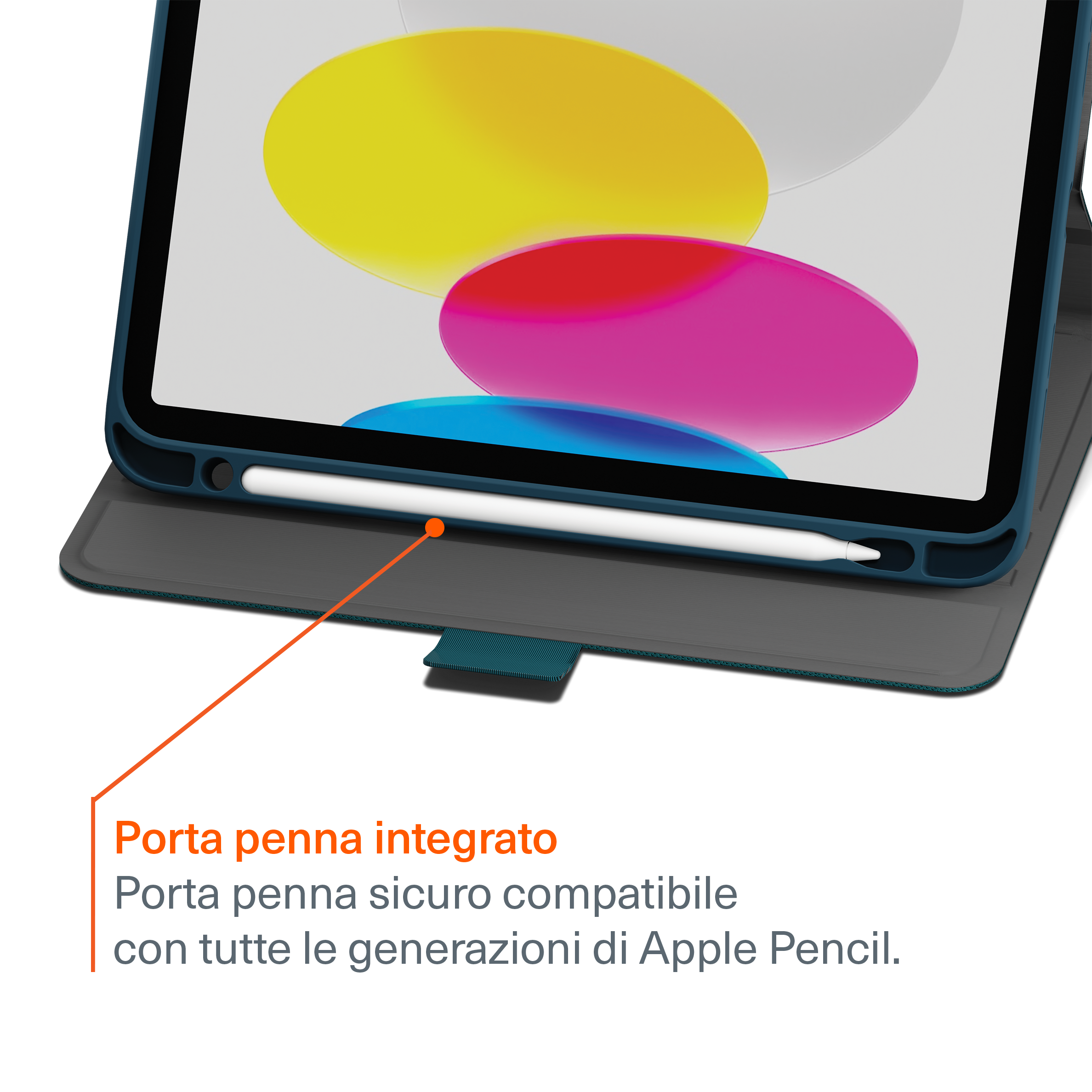Cygnett TekView Folio Custodia iPad 11/10.9 blu navy slim