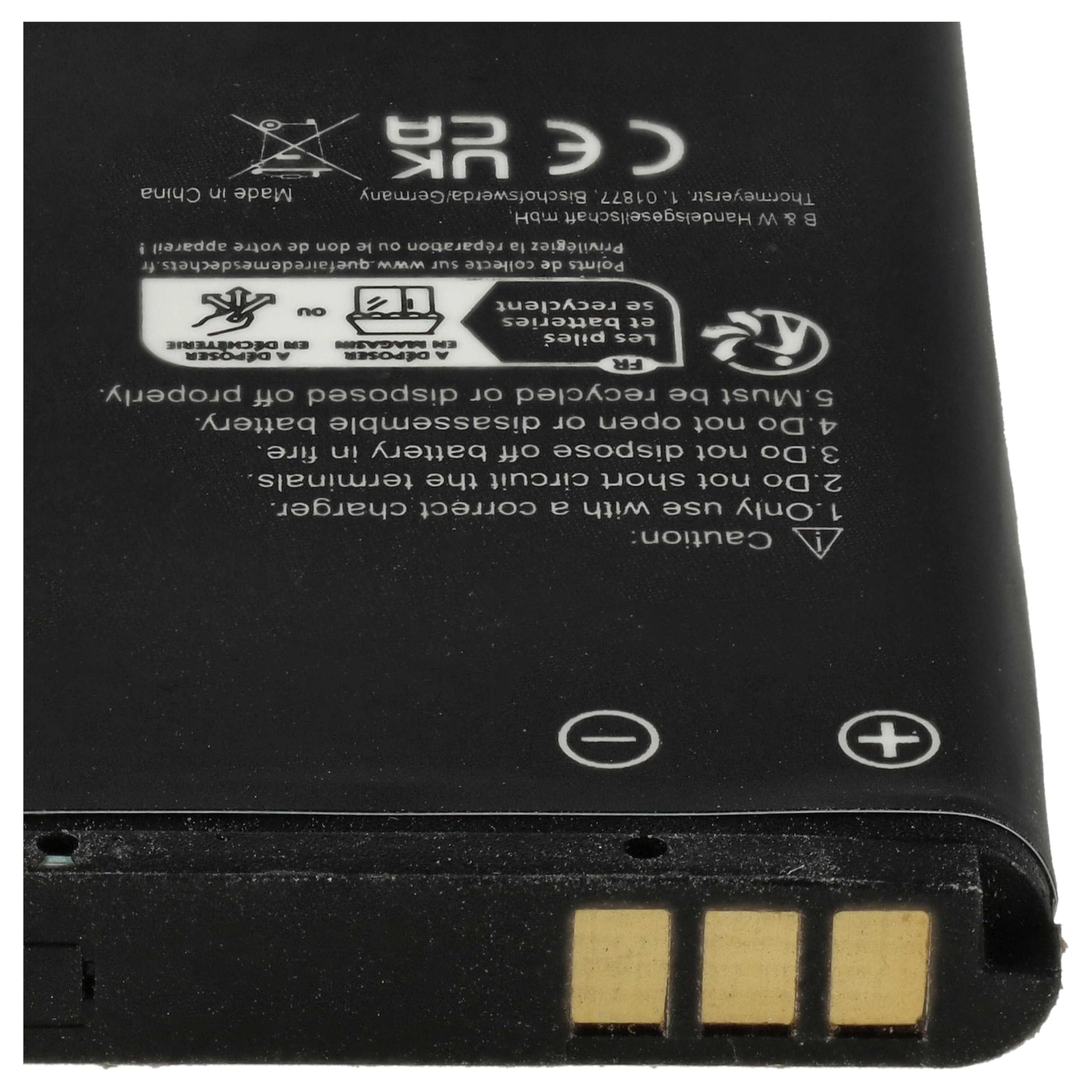 vhbw Batteria smartphone BL-5B 900mAh per Nokia