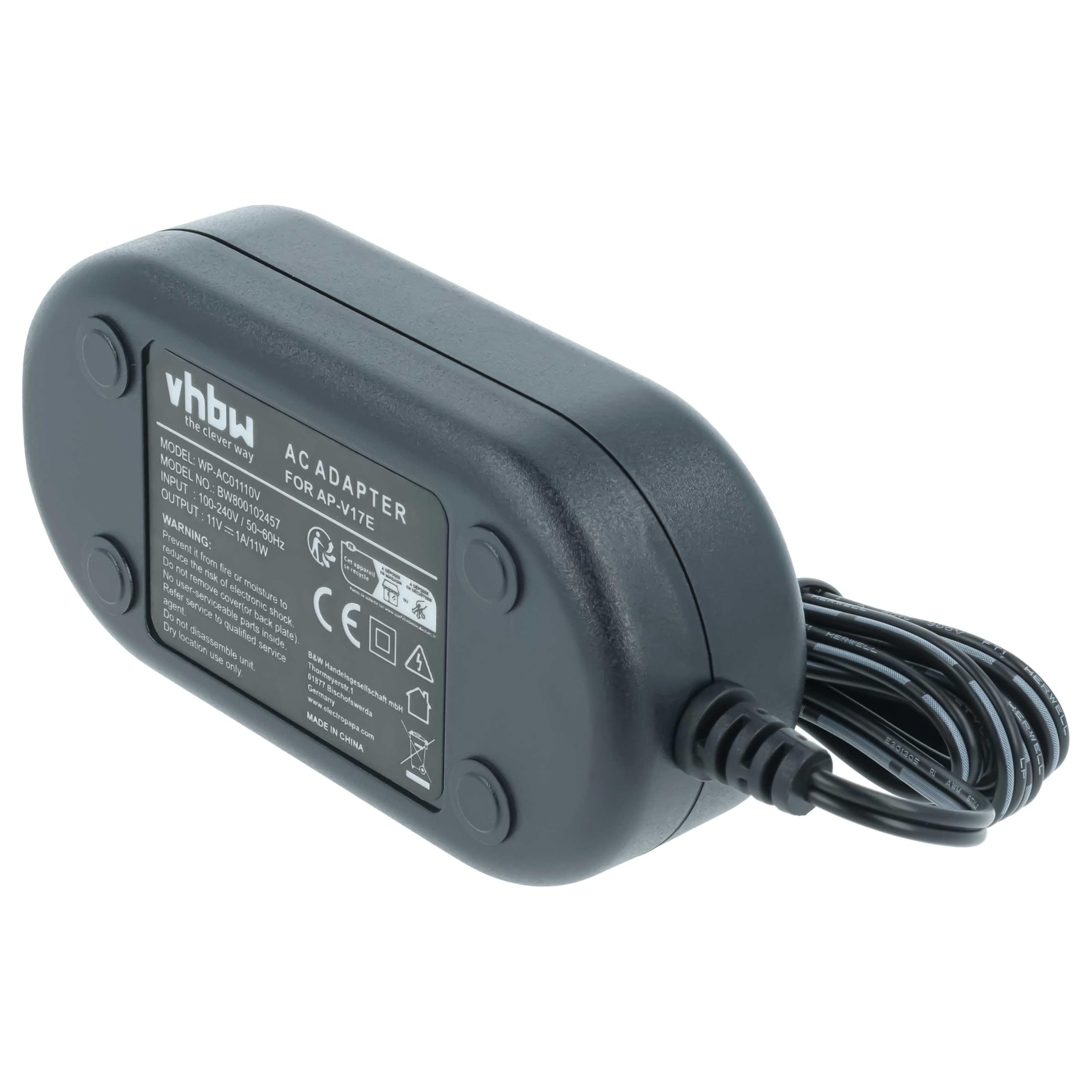 vhbw Alimentatore videocamera AP-V17 11V per JVC GR-D