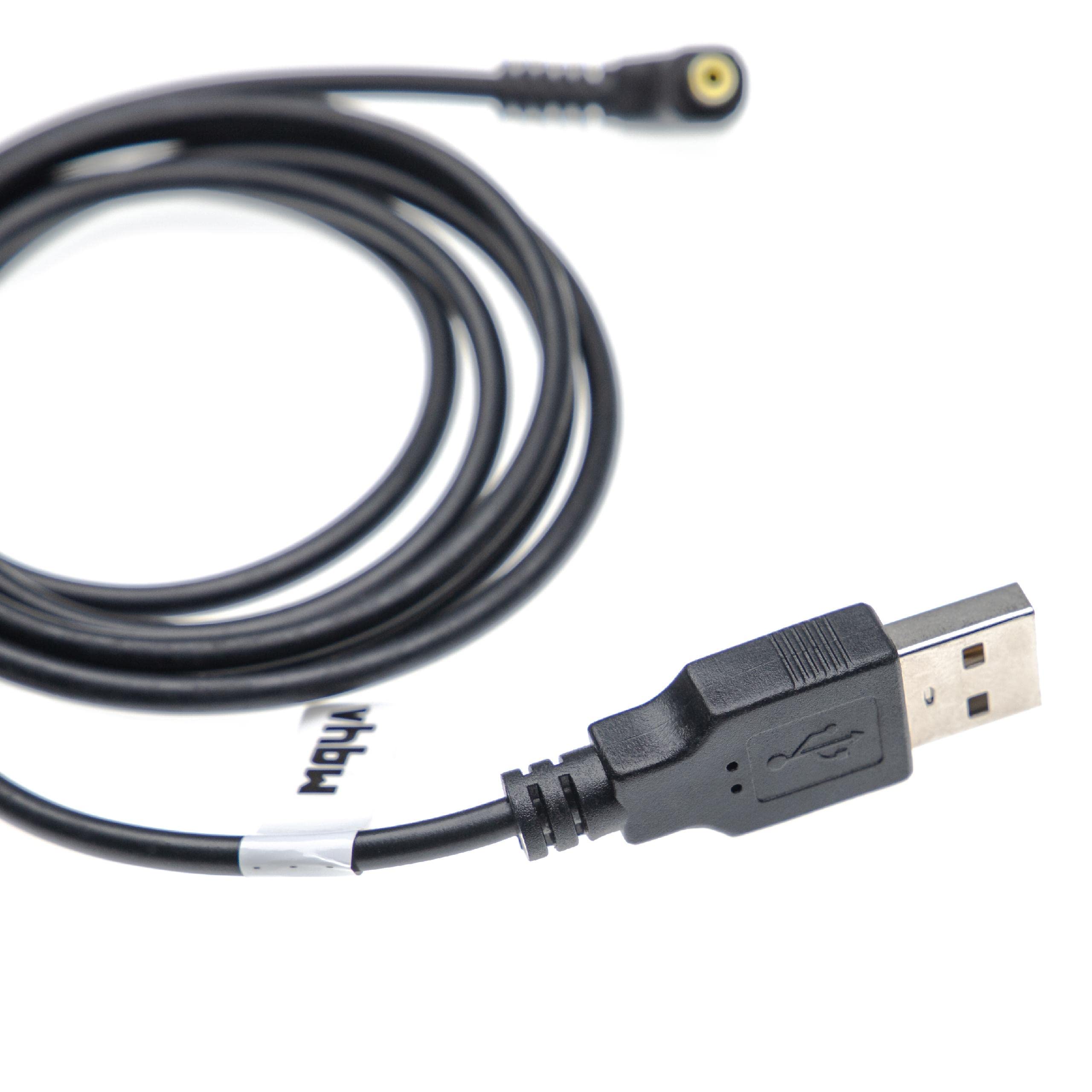 vhbw Cavo ricarica USB per Panasonic HC-V750 nero 120cm