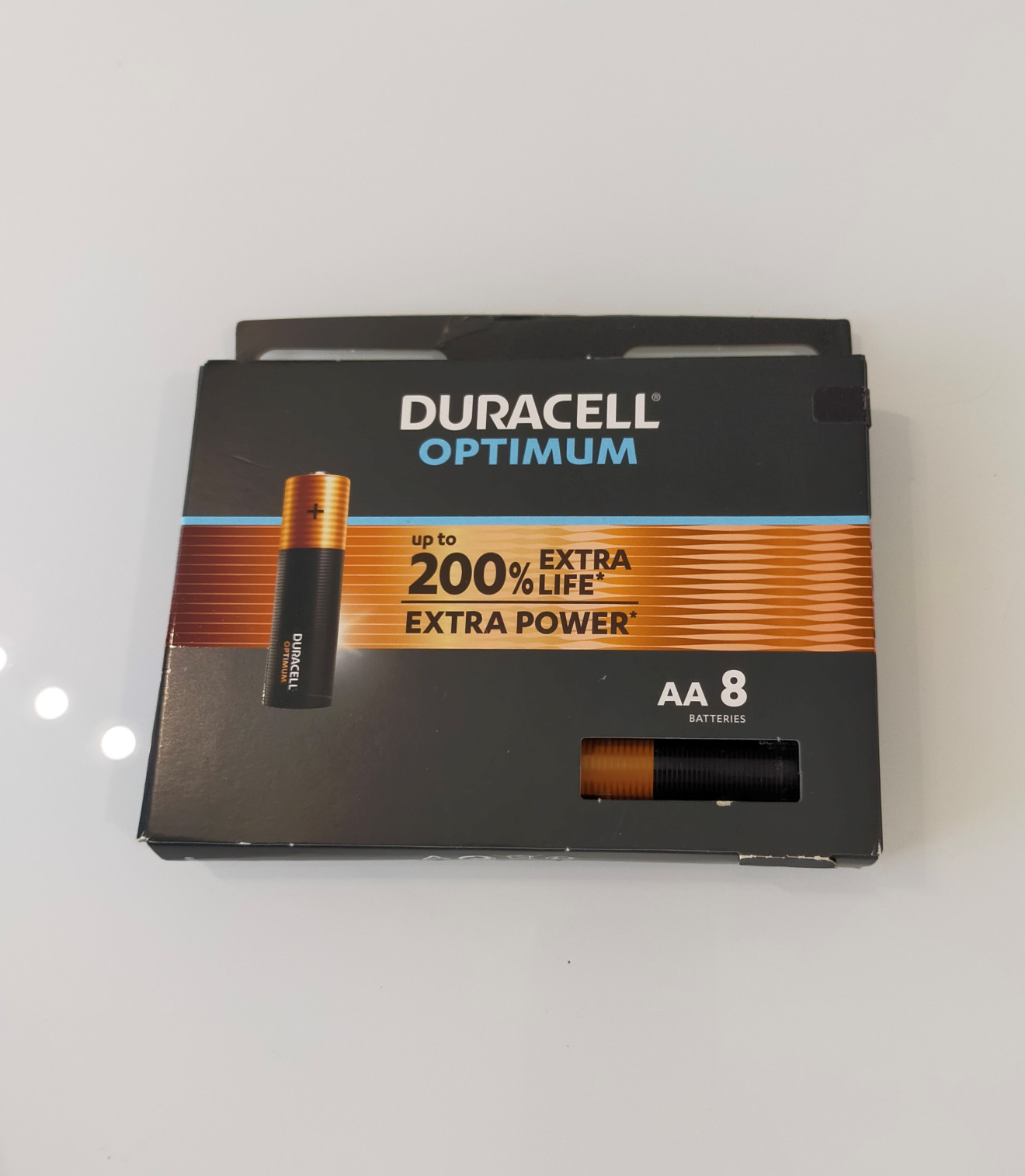 Duracell Optimum Batterie Alcaline AA 1,5V 8 pezzi boost