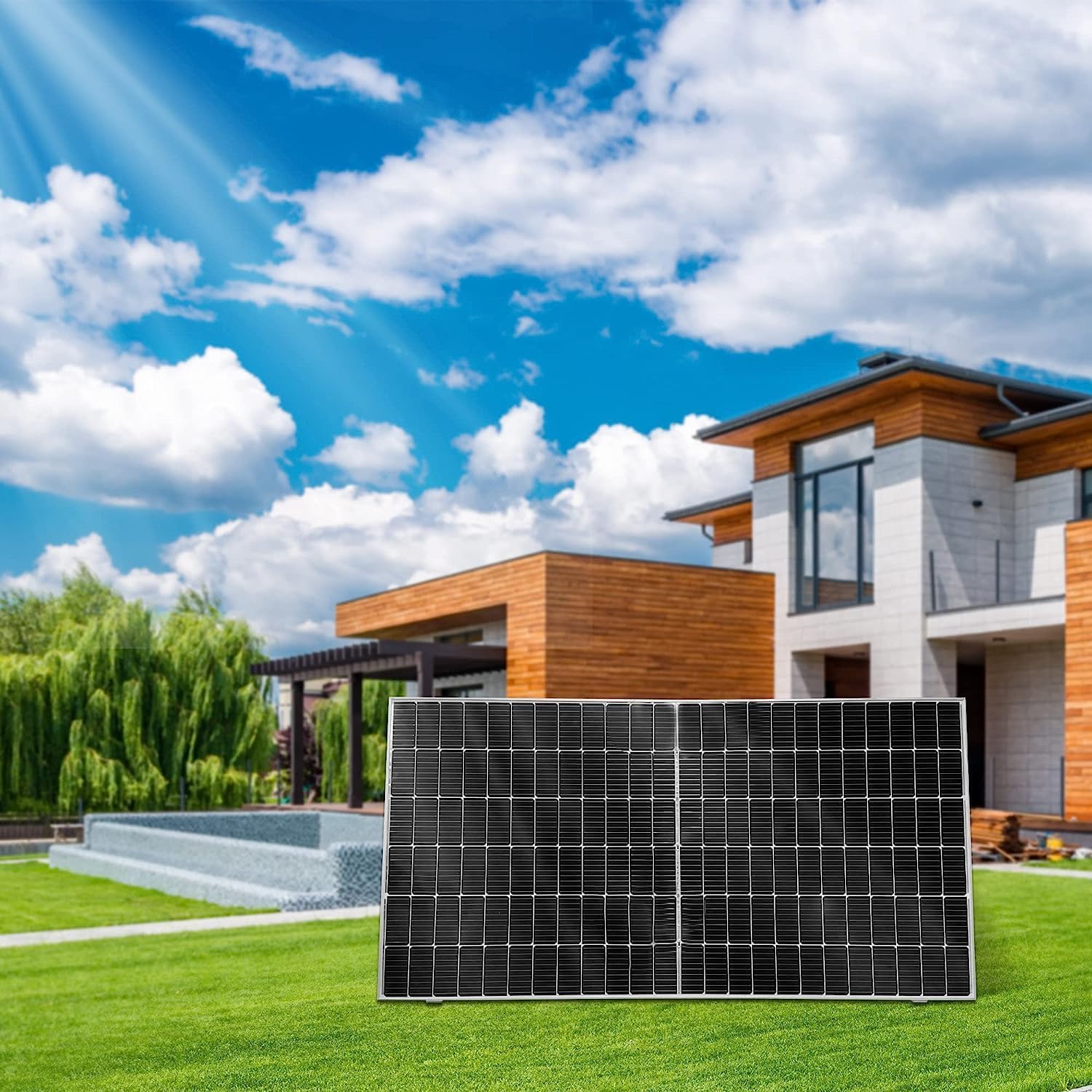 Leicke ULL Pannello Solare 400W Monocristallino Casa
