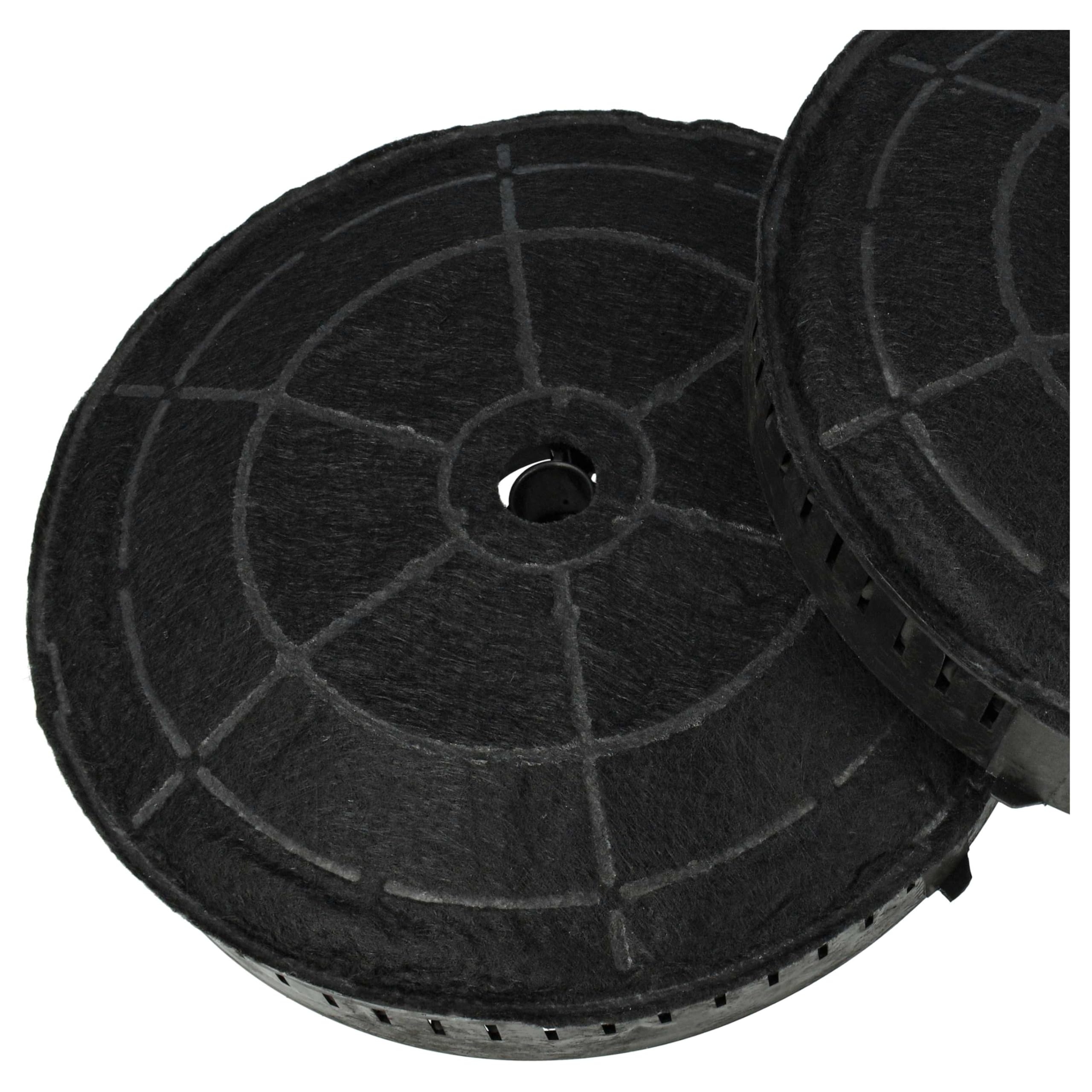 vhbw Filtri Cappa Elica BOXIN LX 2 Pezzi Carboni Attivi 17,2cm