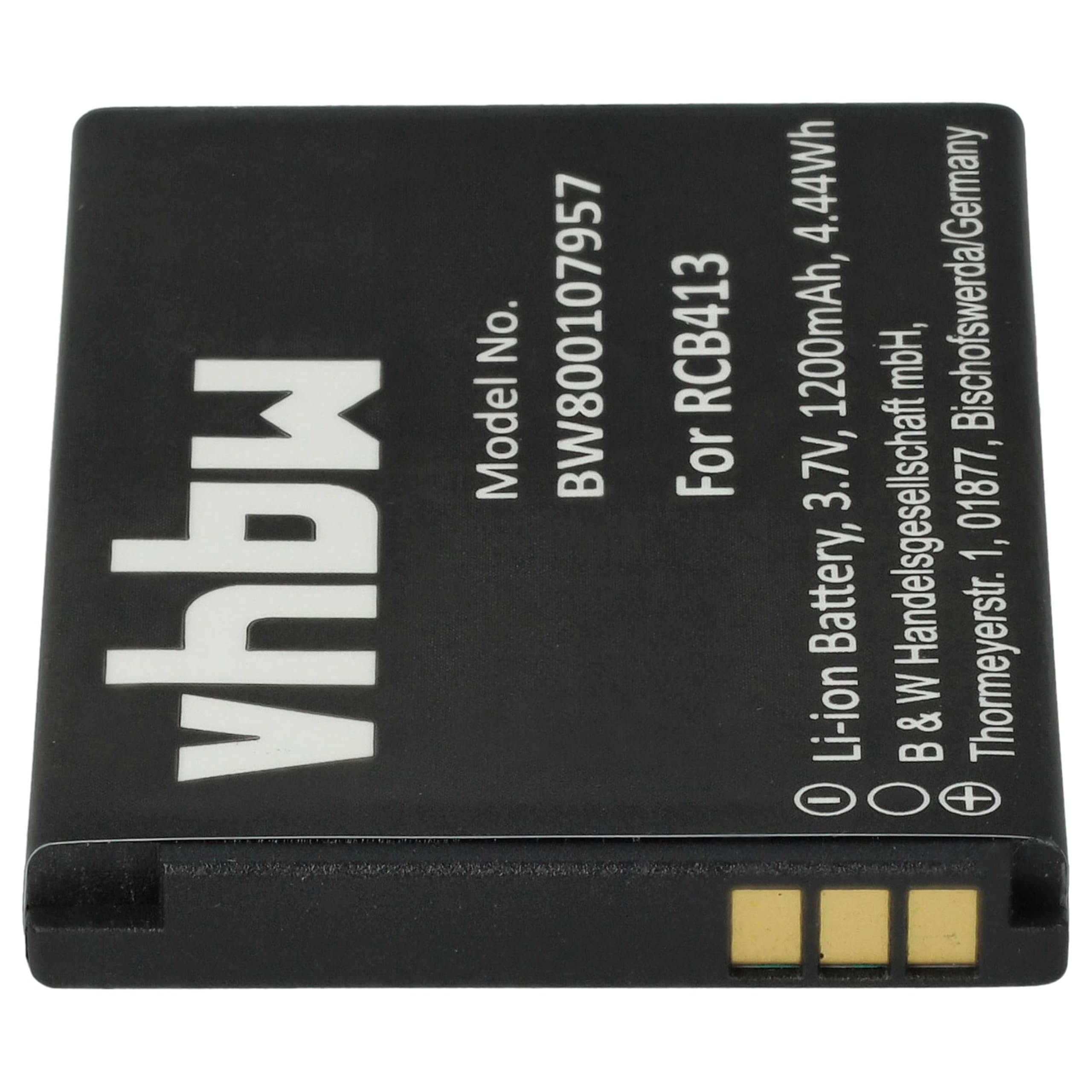 vhbw Batteria Doro Primo 413 Smartphone 1200mAh Li-Ion