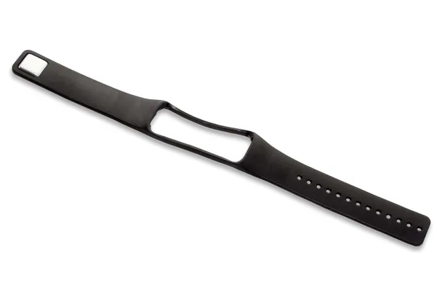 vhbw Cinturino TPE L smartwatch Samsung Gear Fit SM-R350 nero 23cm